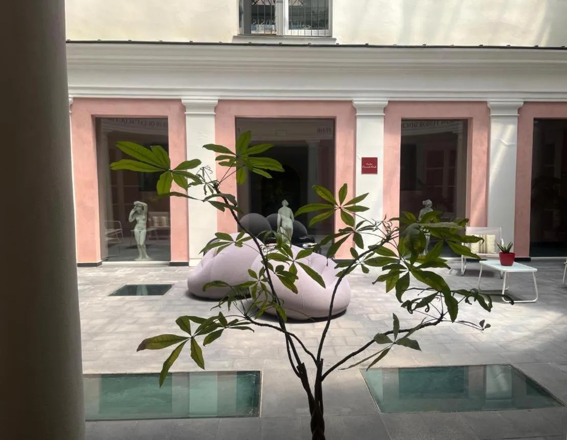 Patio in Hotel Terme Neronensis