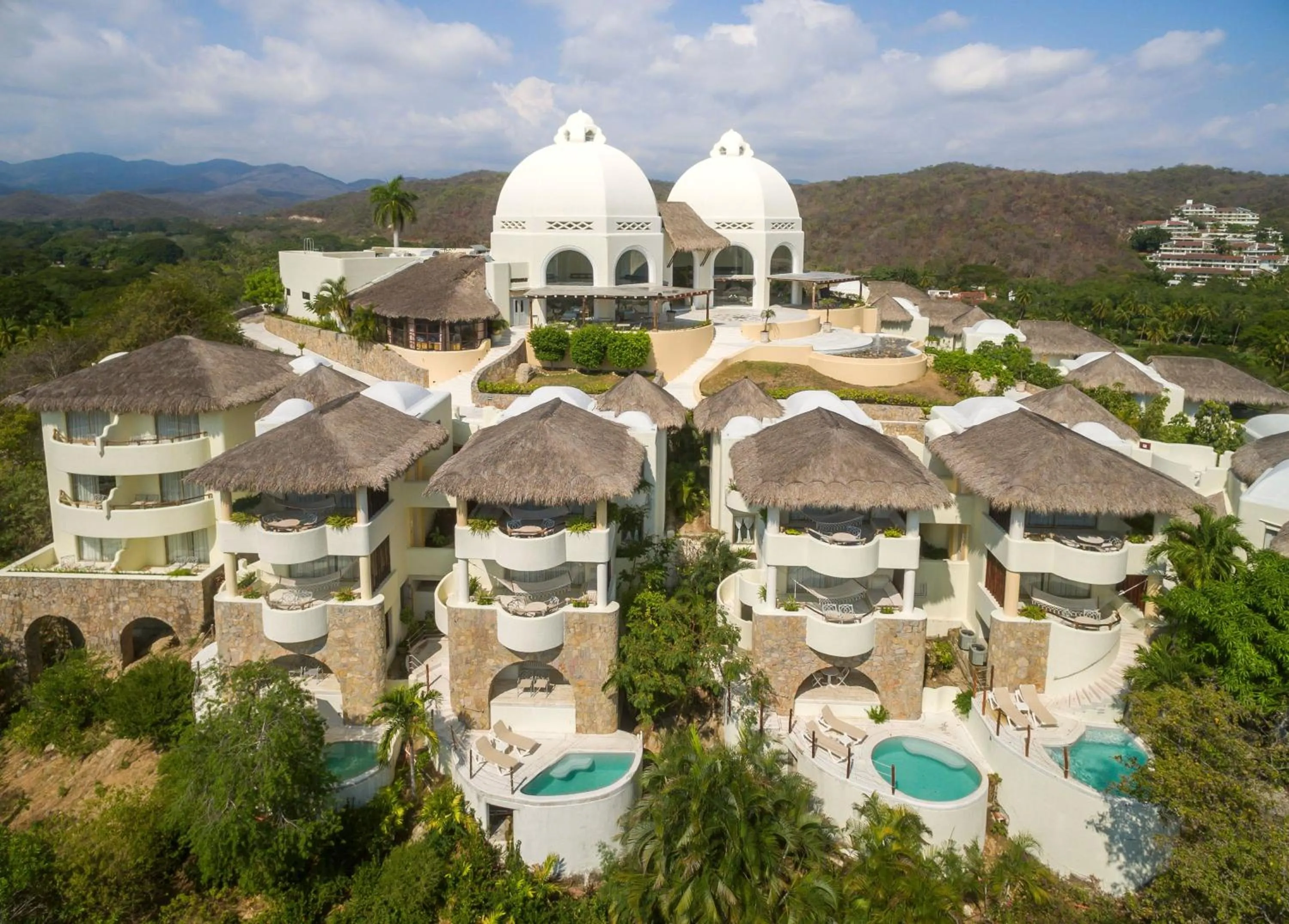 Bird's eye view in Quinta Real Huatulco