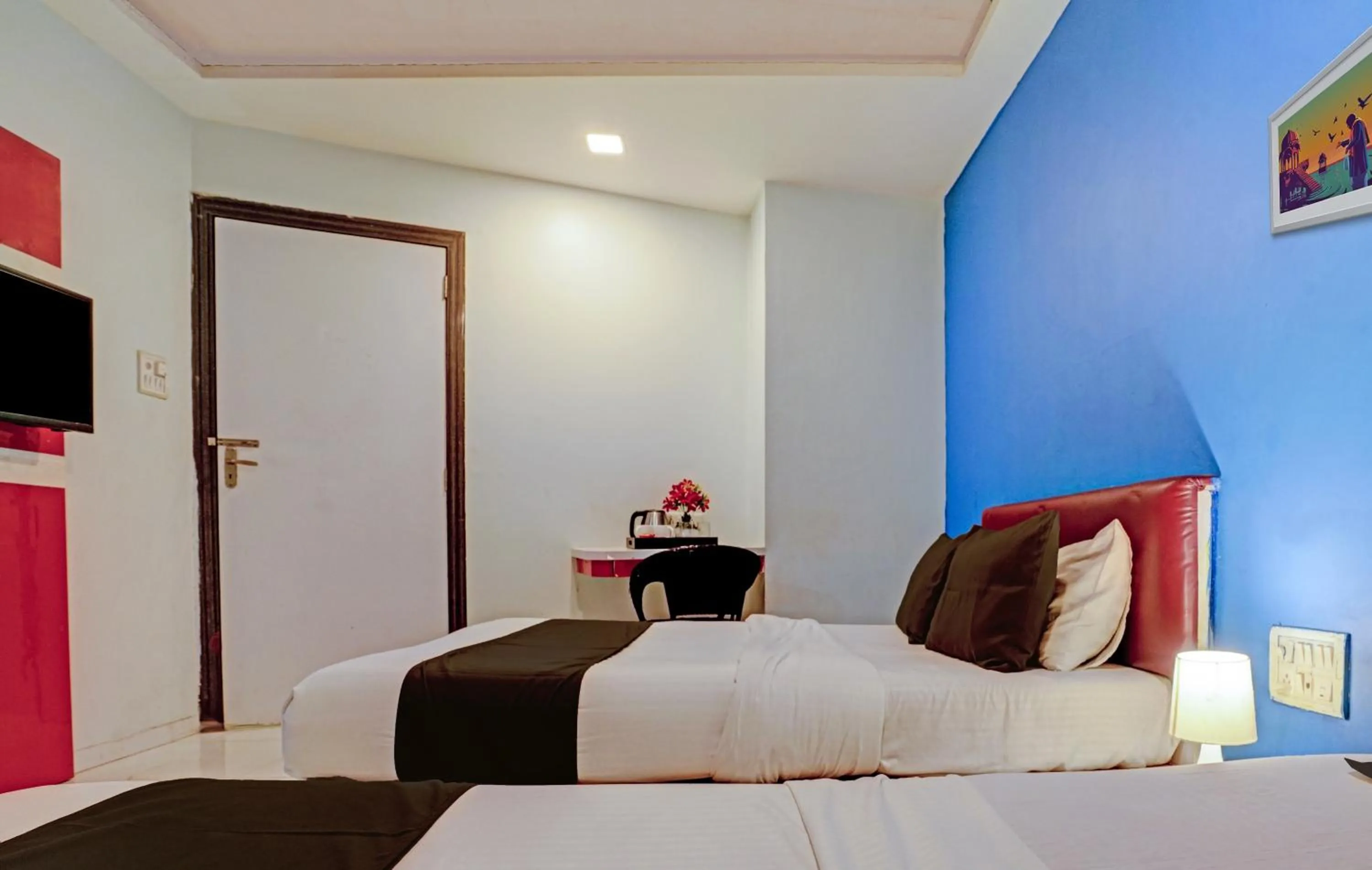 Bedroom, Bed in Hotel O Blue Sea