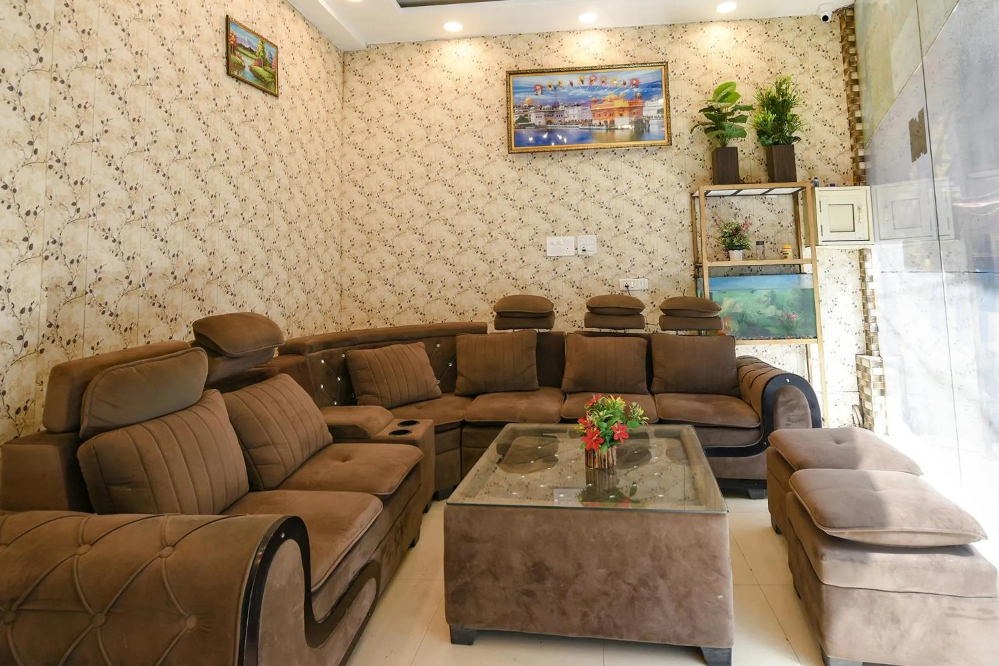 Seating area in FabExpress Galaxy