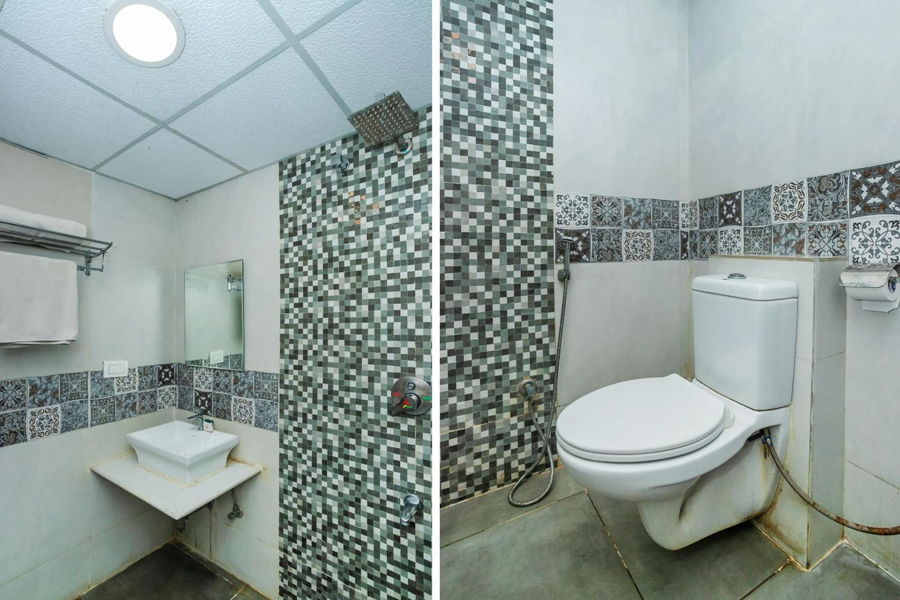 Bathroom in Collection O Indian Suites Near Sitara Restaurant