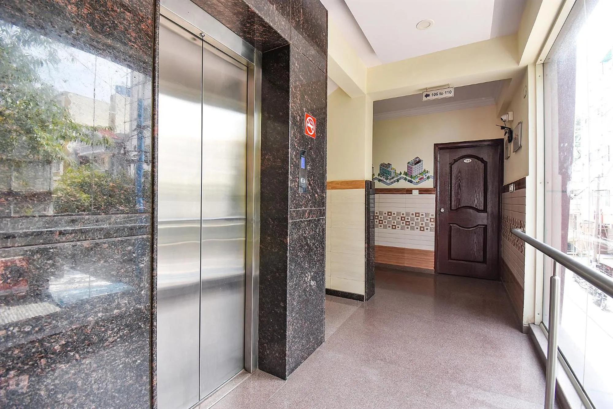 elevator in FabHotel Ivory Pearl - BTM Layout