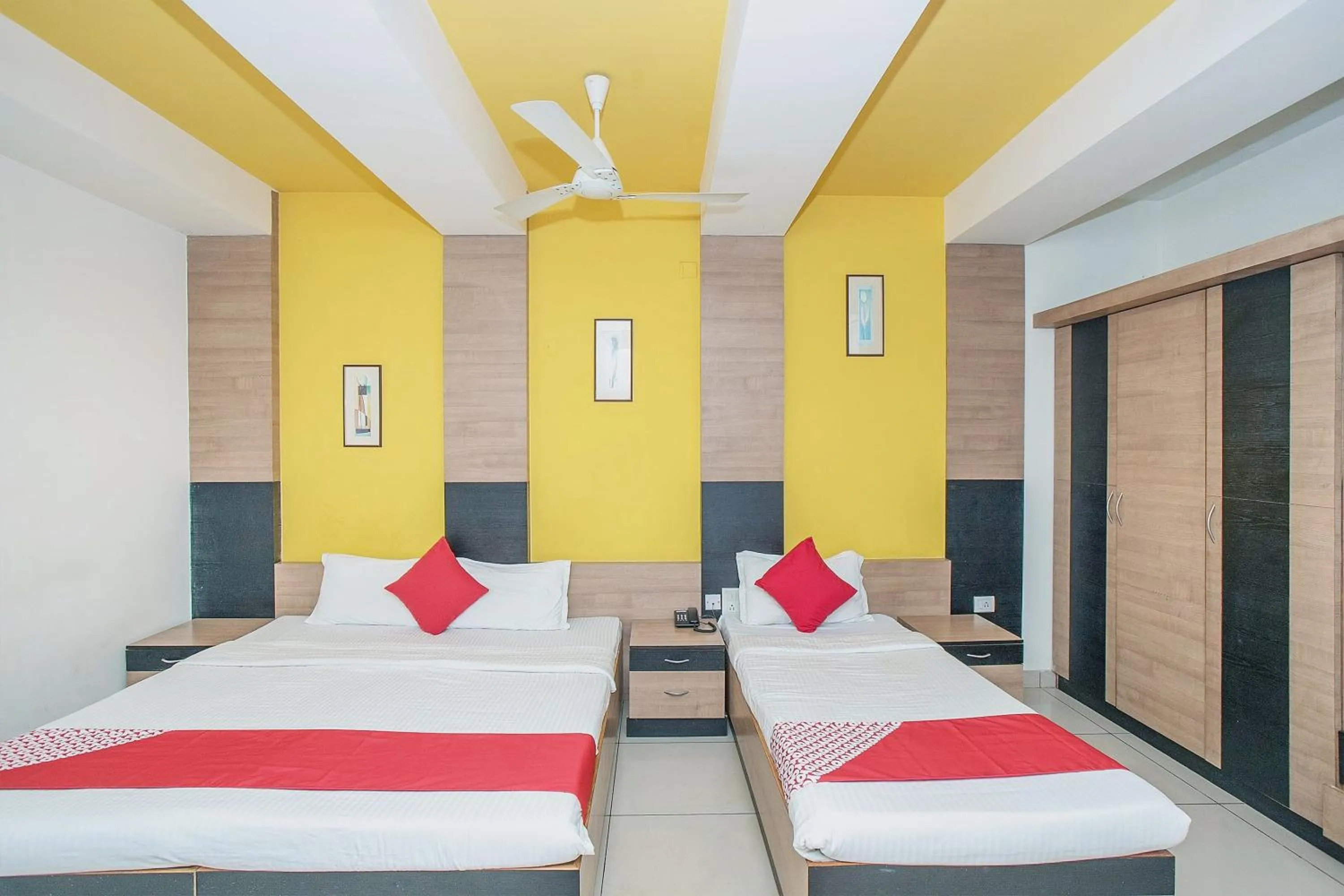 Bedroom, Bed in Hotel O ABHIMAANI COMFORTS