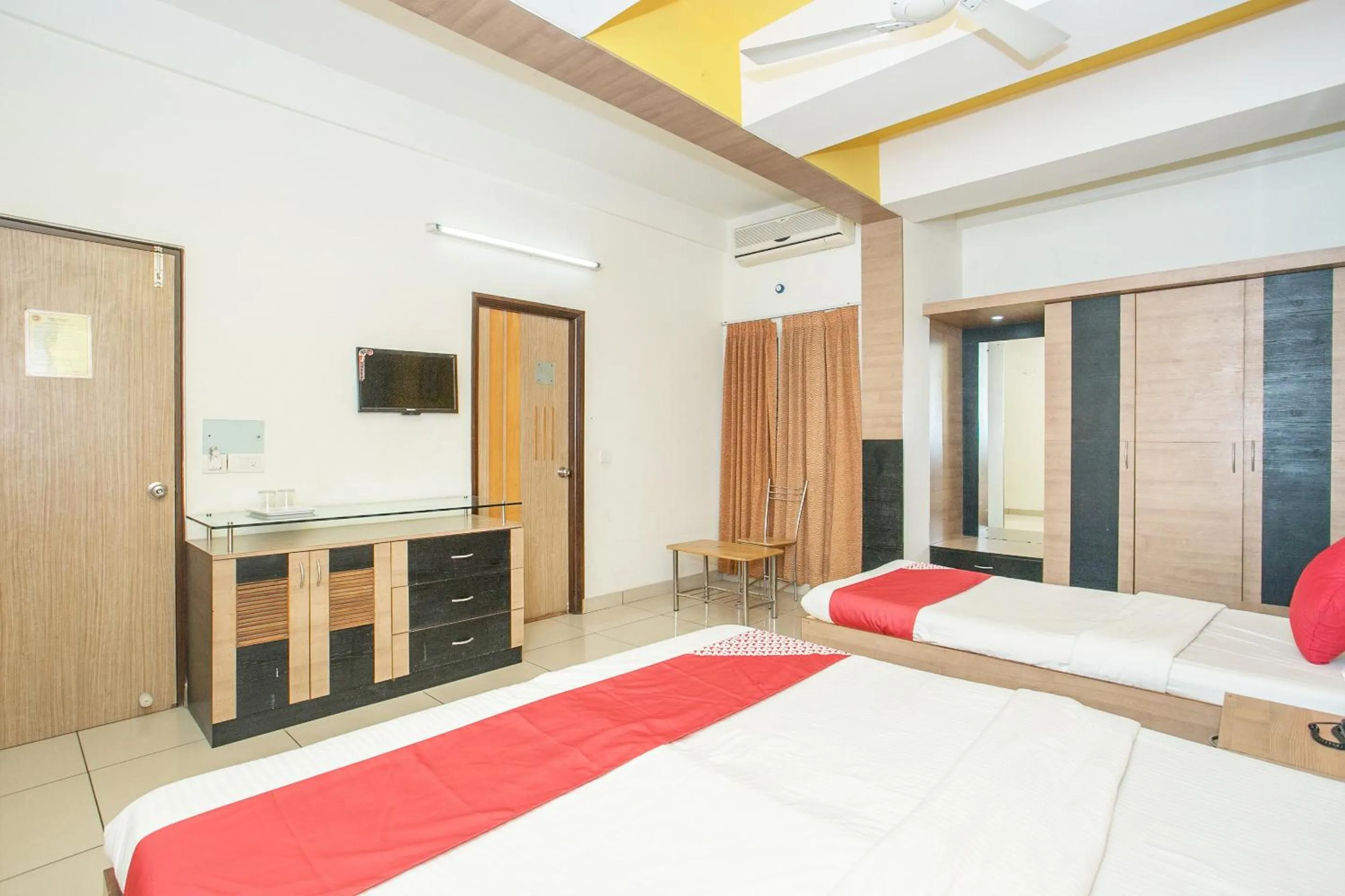 Bedroom, Bed in Hotel O ABHIMAANI COMFORTS