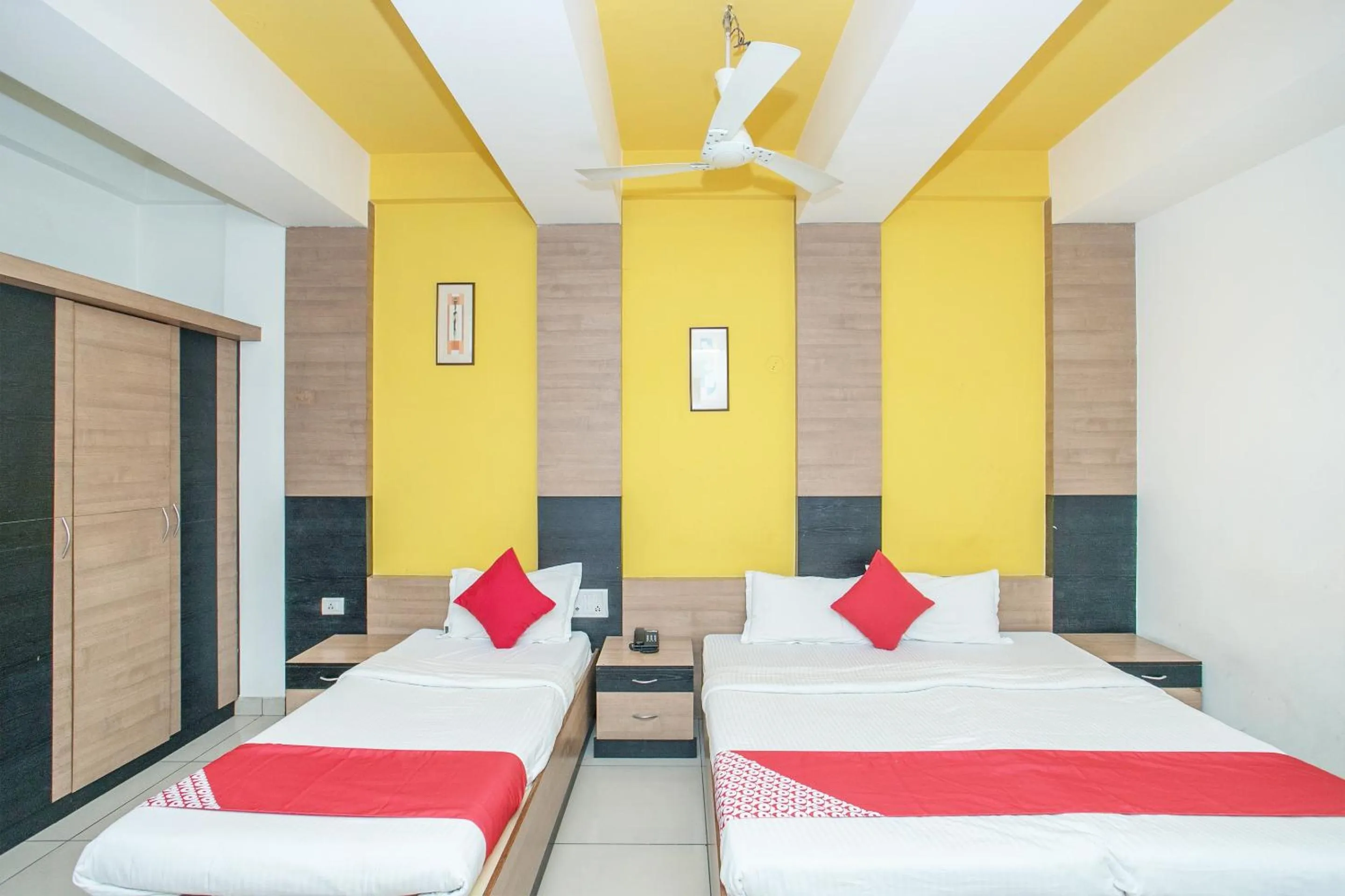 Bedroom, Bed in Hotel O ABHIMAANI COMFORTS