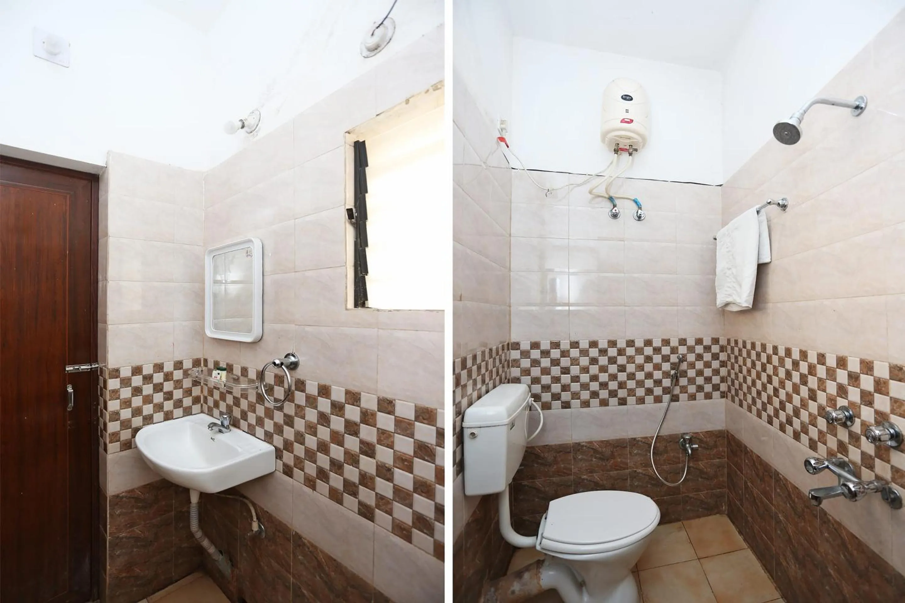 Bathroom in Collection O KIIT Square Bhubaneswar Formerly Nilay Classic