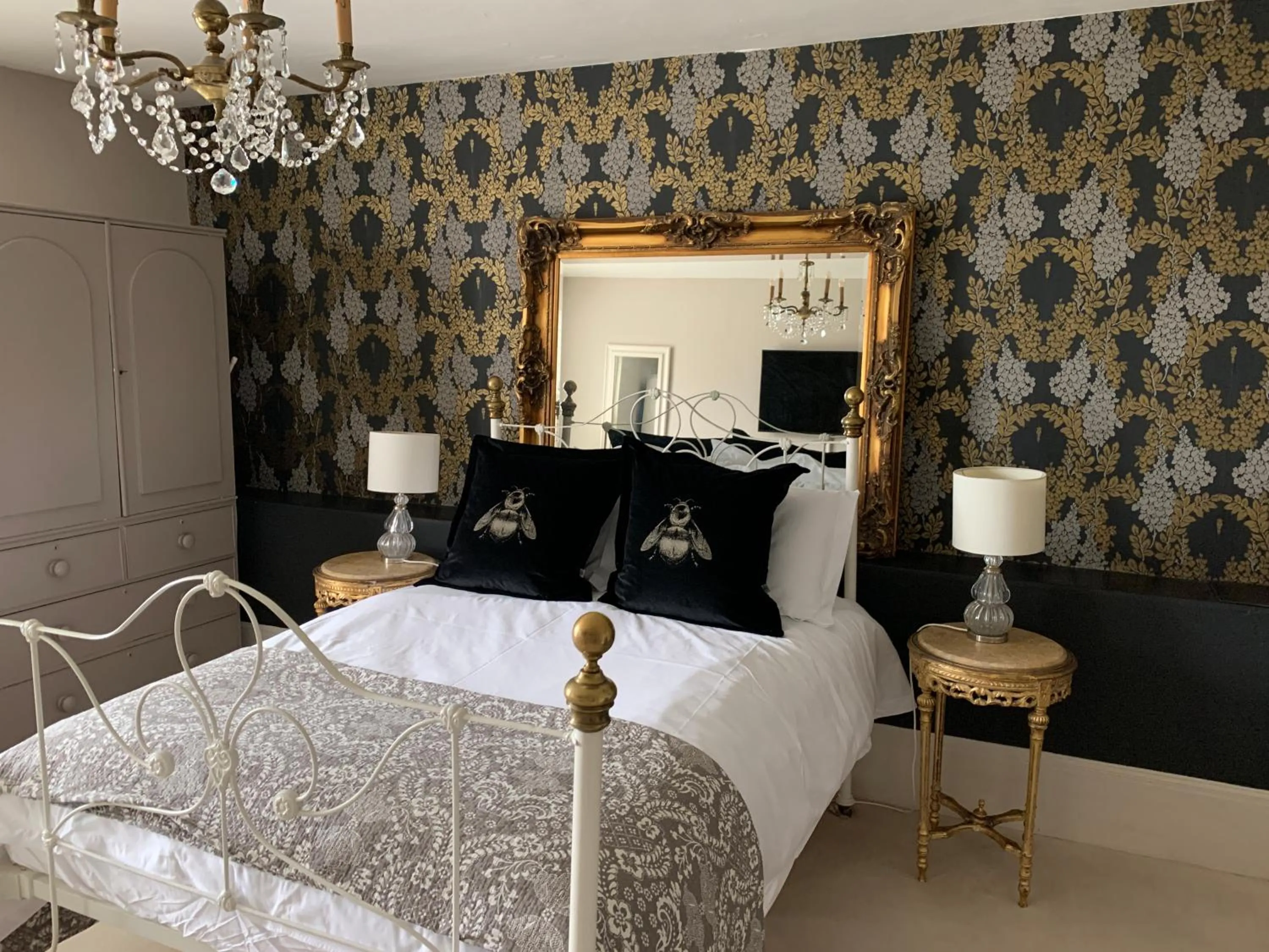 Bedroom, Bed in Coswarth House with breakfast at Rick Stein's