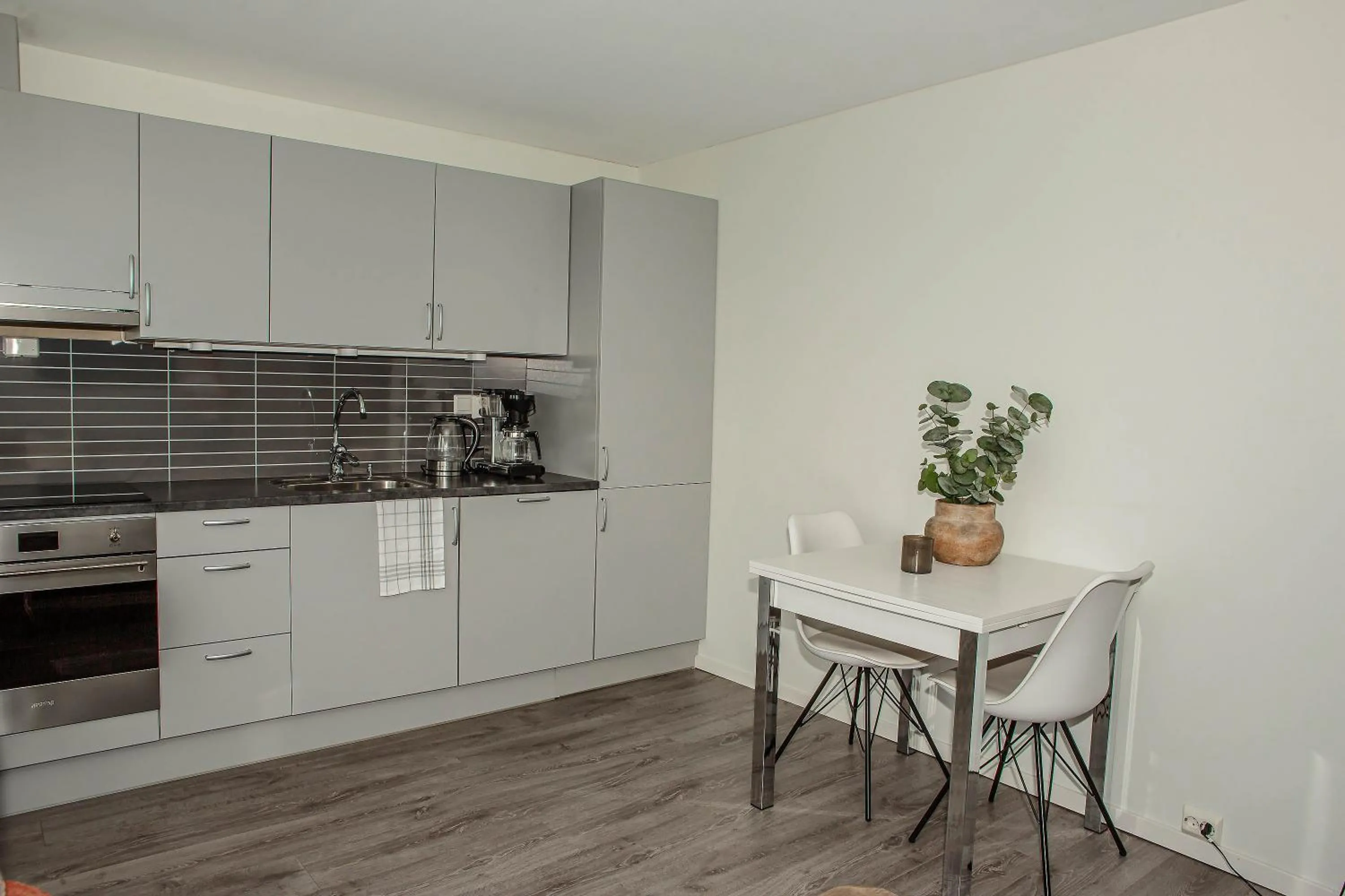 kitchen in Lyngen Experience Apartments