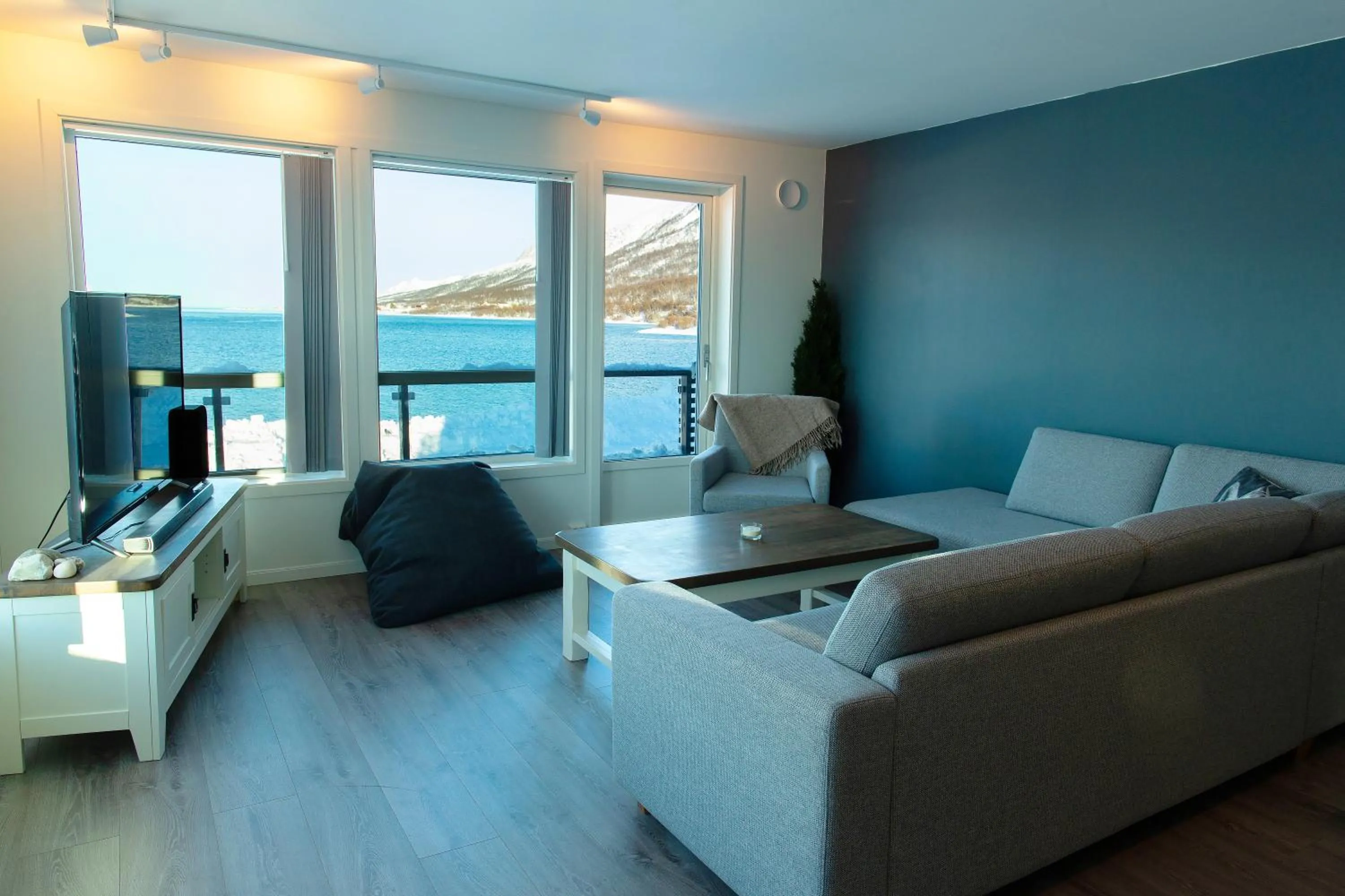 Living room in Lyngen Experience Apartments