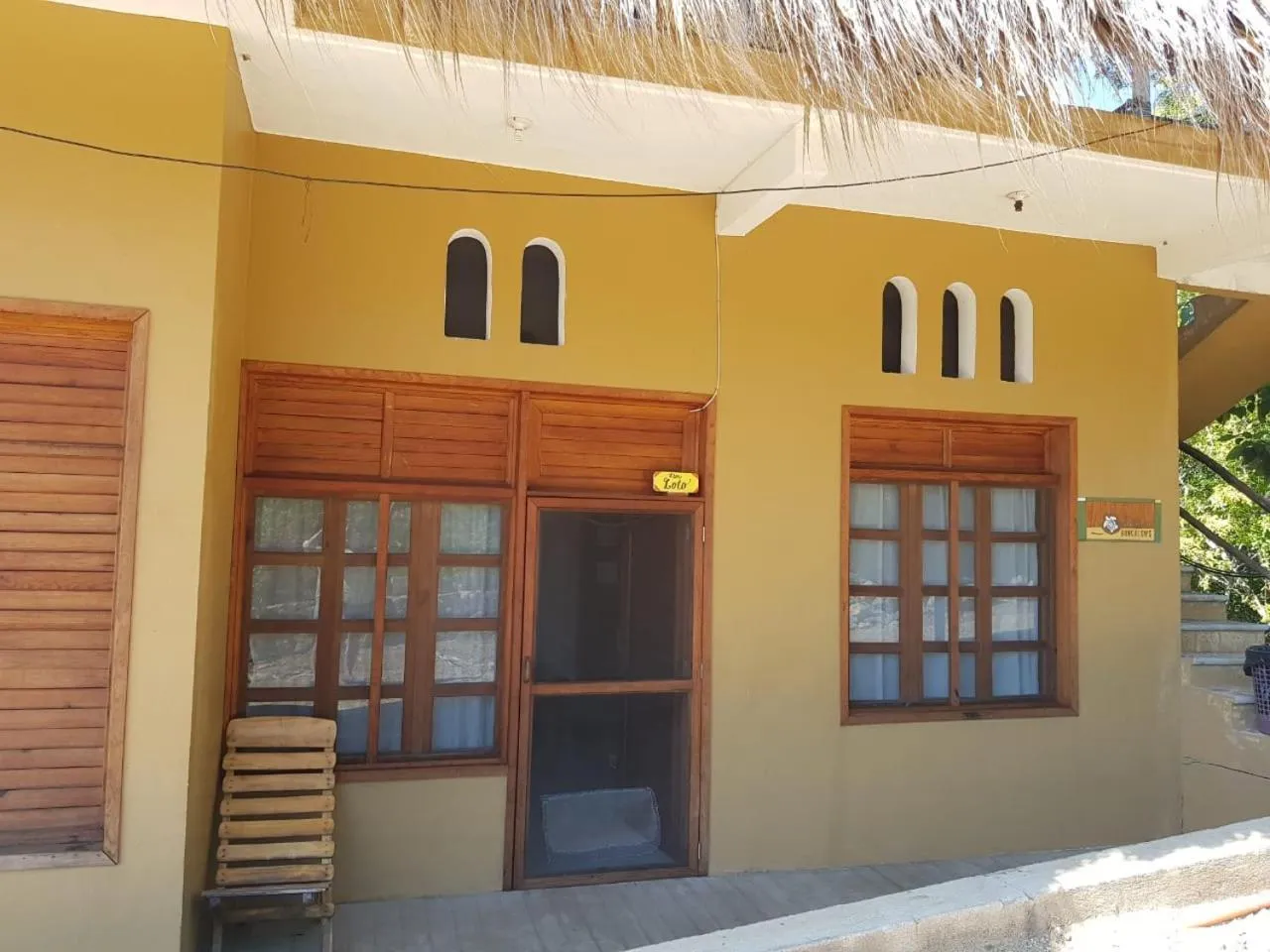 Bedroom in El Eden Bungalows