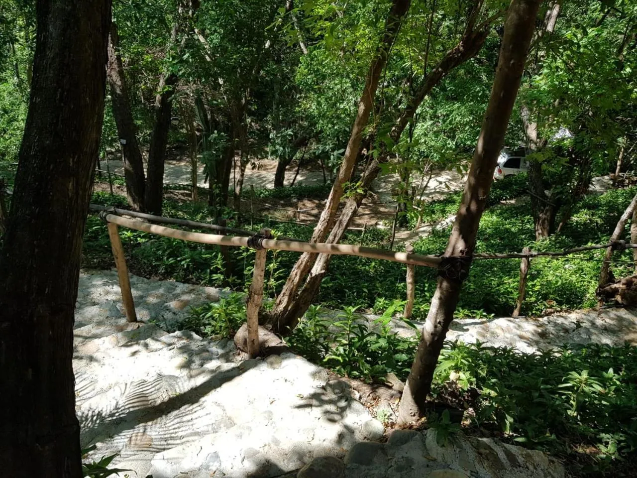 Facade/entrance in El Eden Bungalows