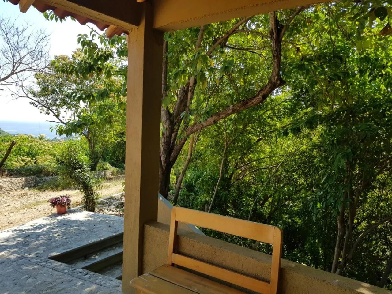 Natural landscape in El Eden Bungalows