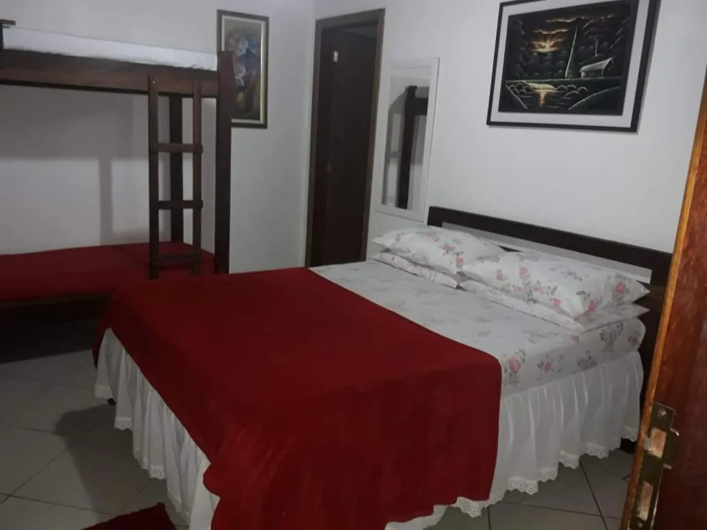 Bed in Pousada da Tom-Ubatuba Perequê-Açu