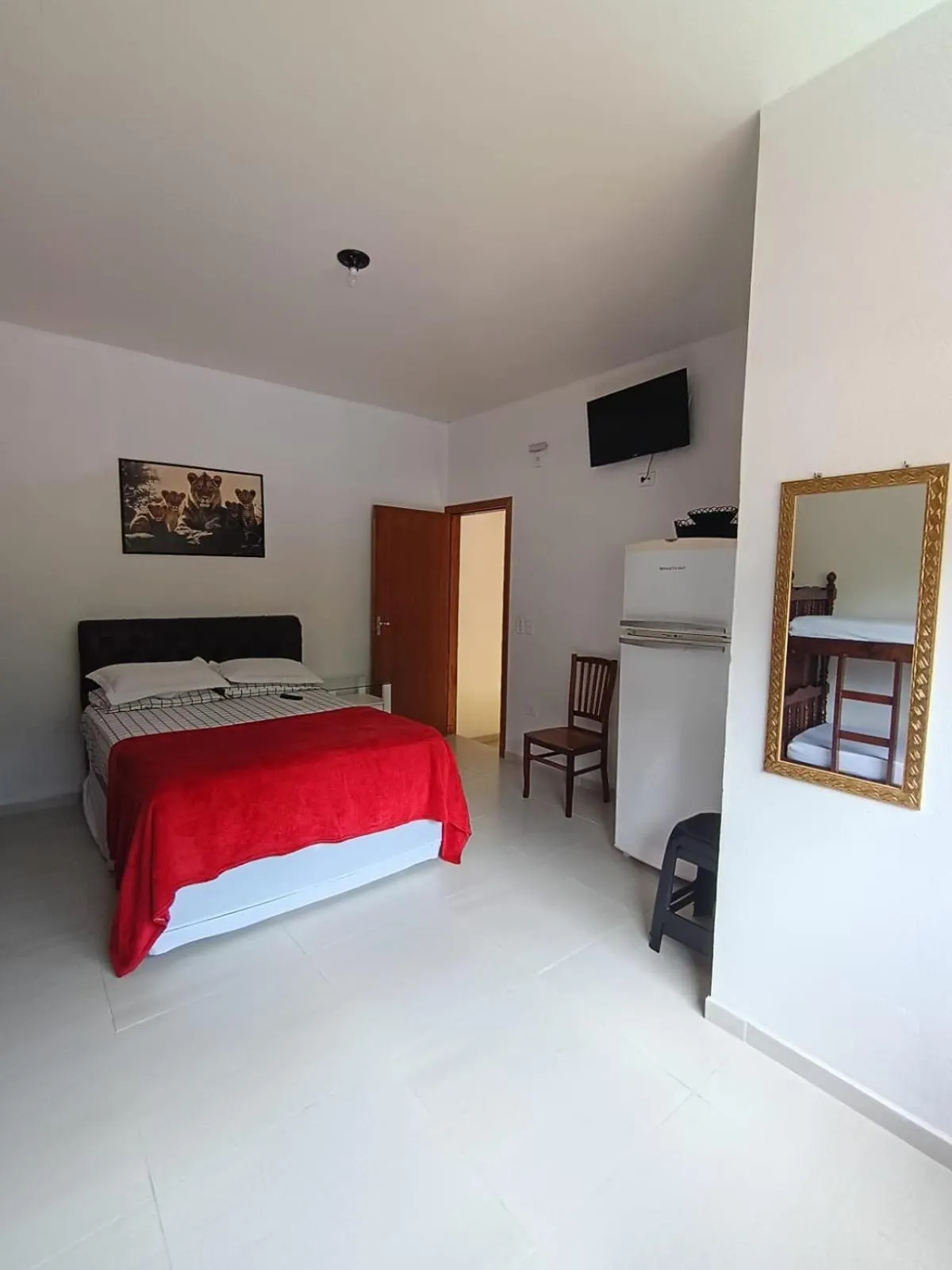 Bed in Pousada da Tom-Ubatuba Perequê-Açu