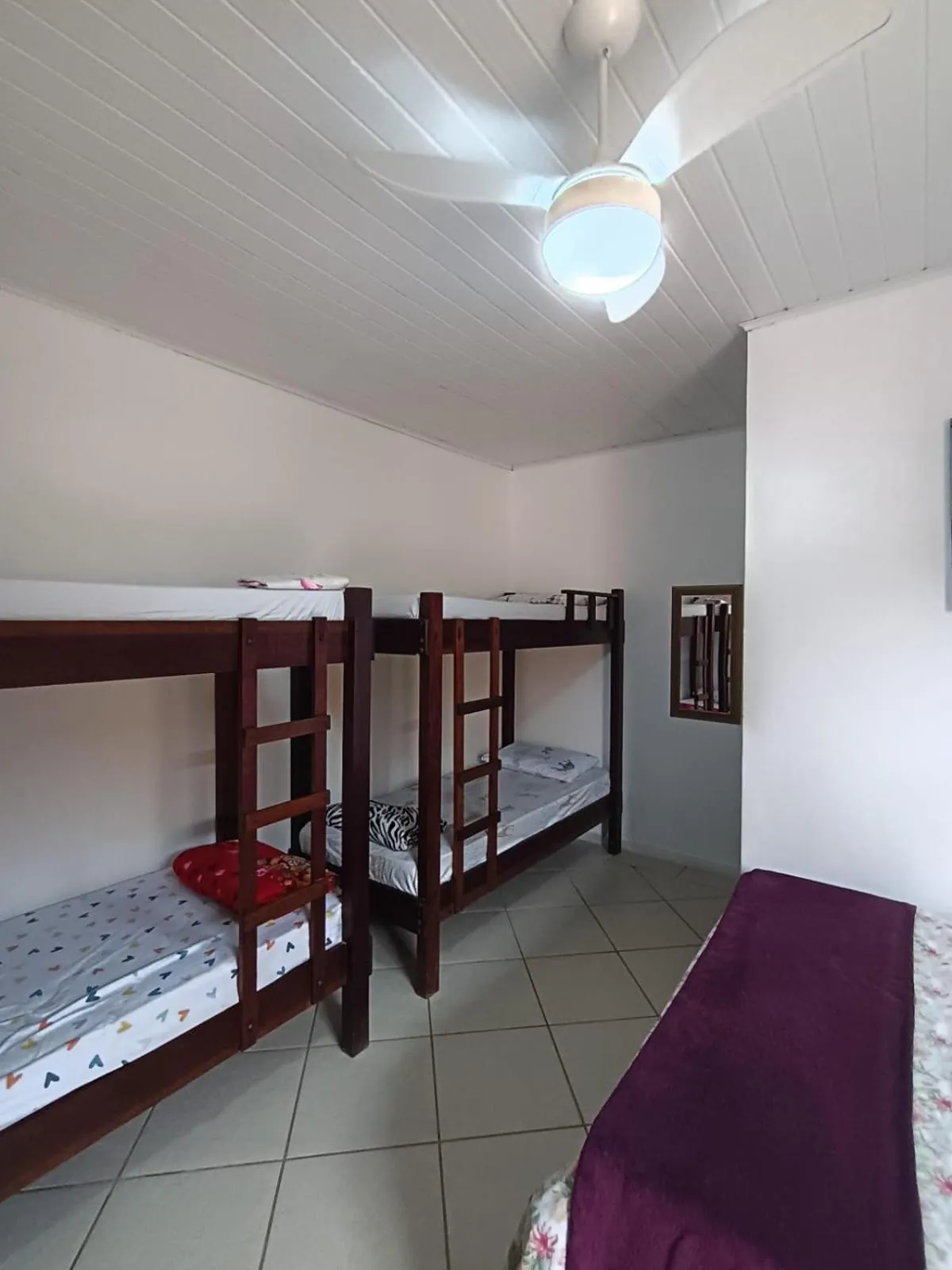 Bed in Pousada da Tom-Ubatuba Perequê-Açu