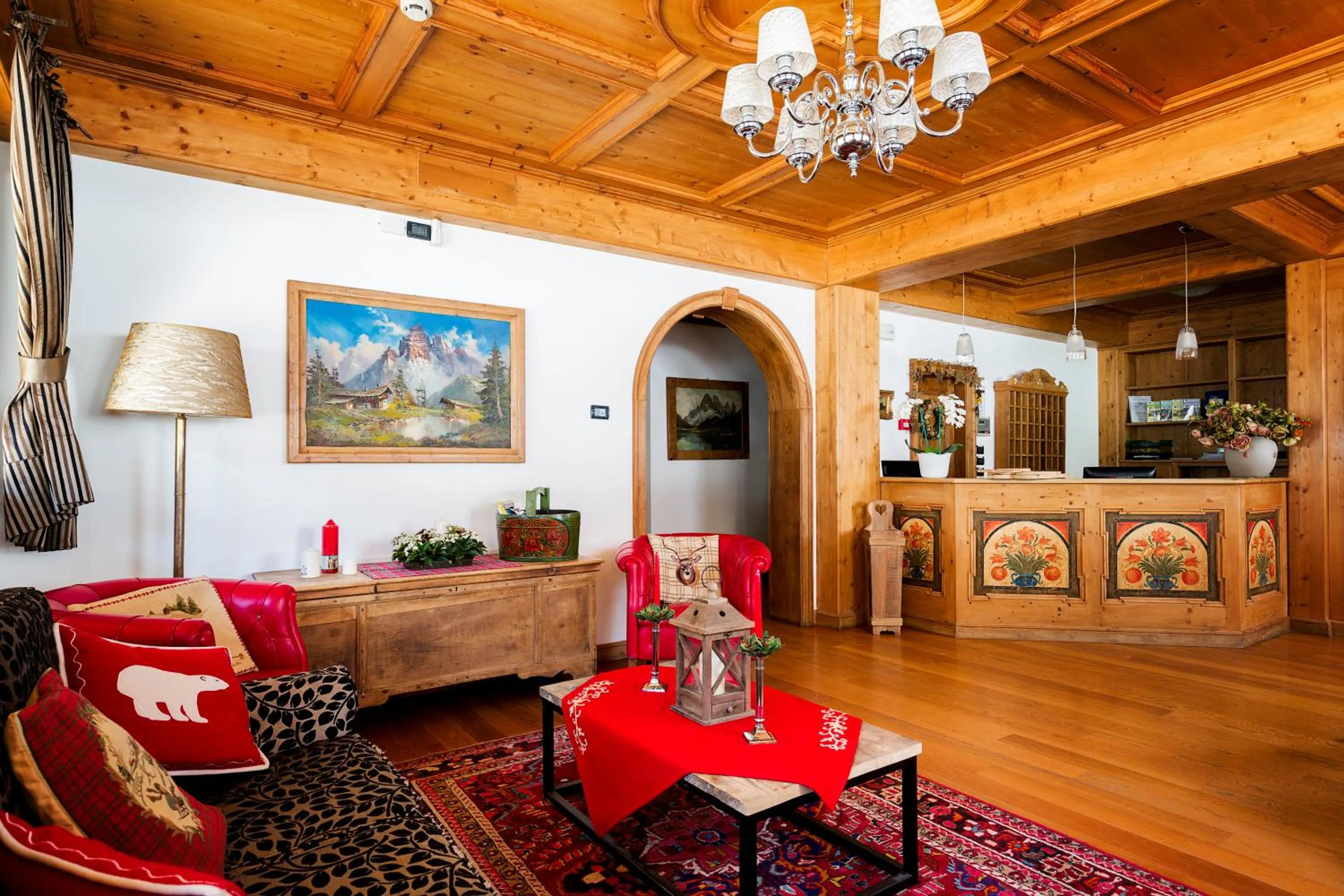 Lobby or reception in Hotel Orso Grigio