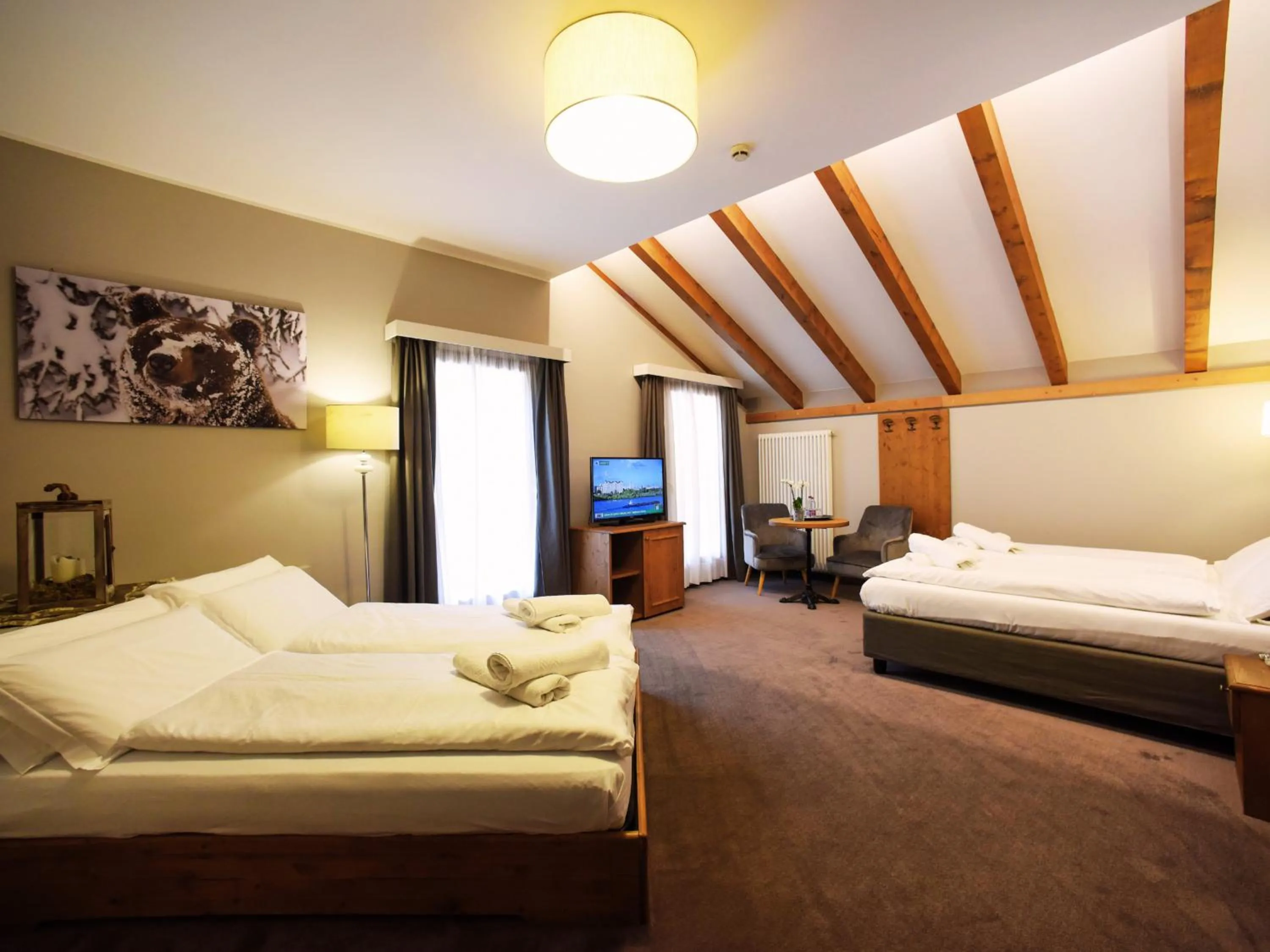 Photo of the whole room, Bed in Hotel Orso Grigio