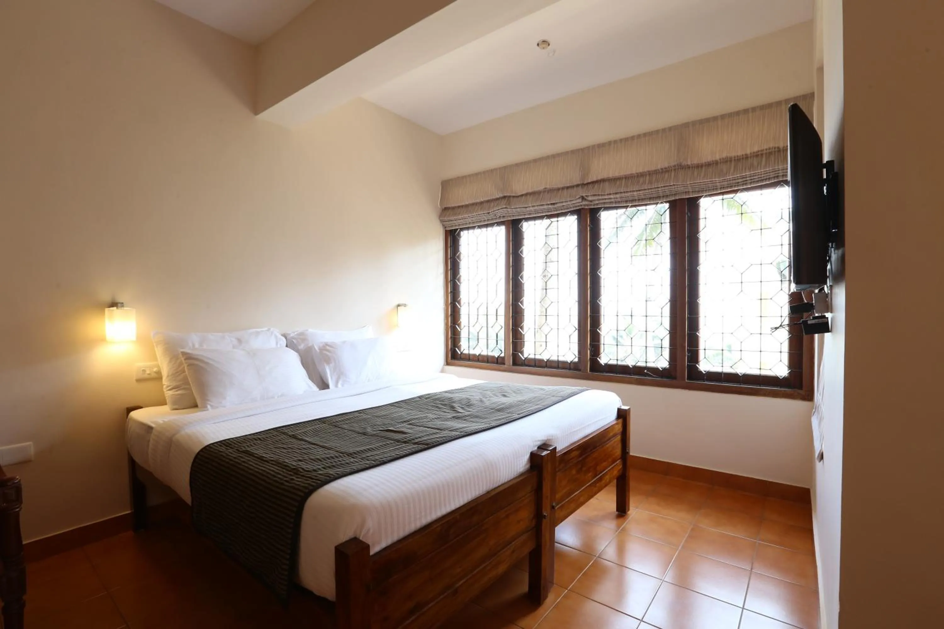 Bedroom, Bed in Abad Serviced Villas
