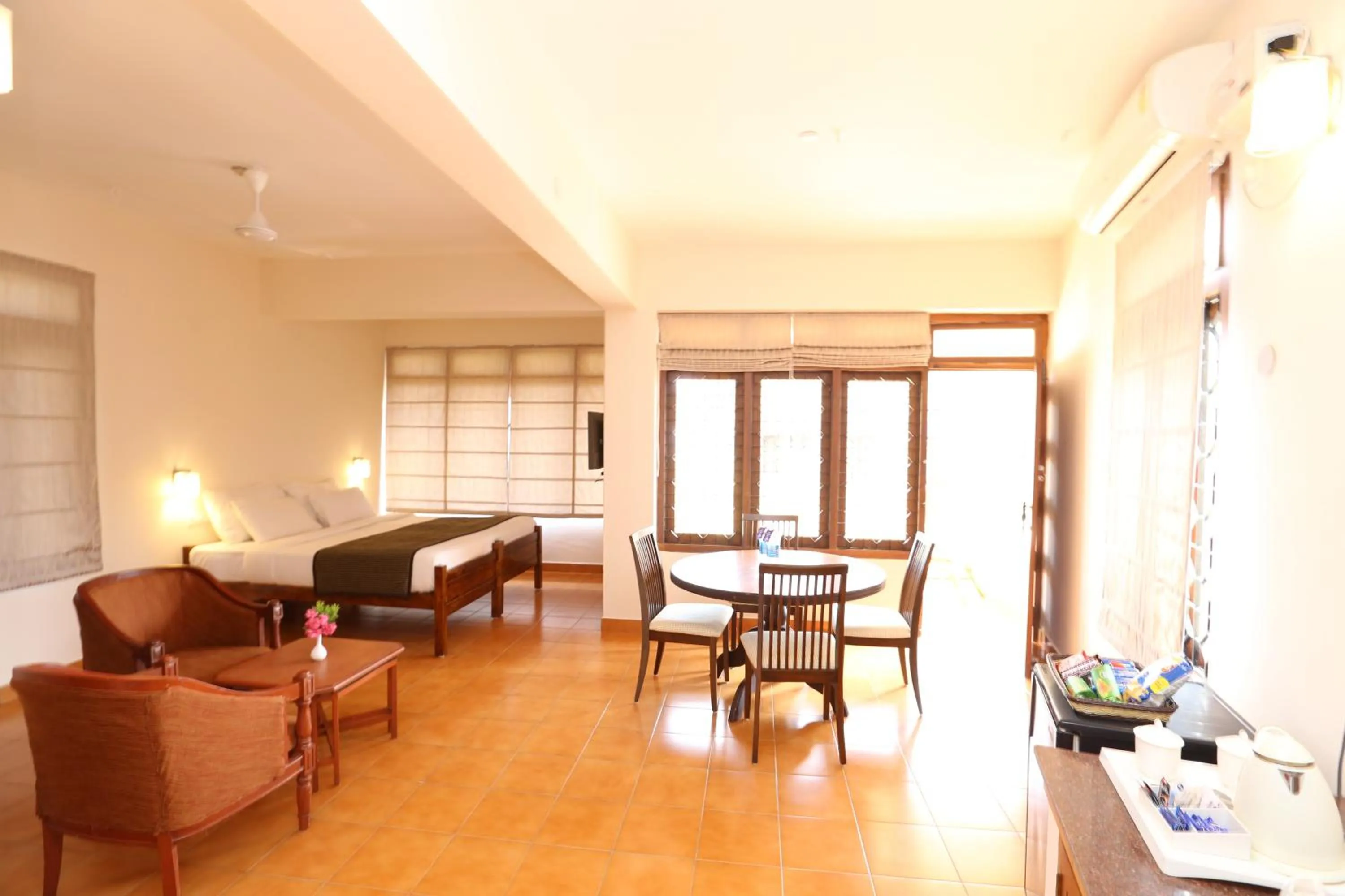 Bedroom in Abad Serviced Villas