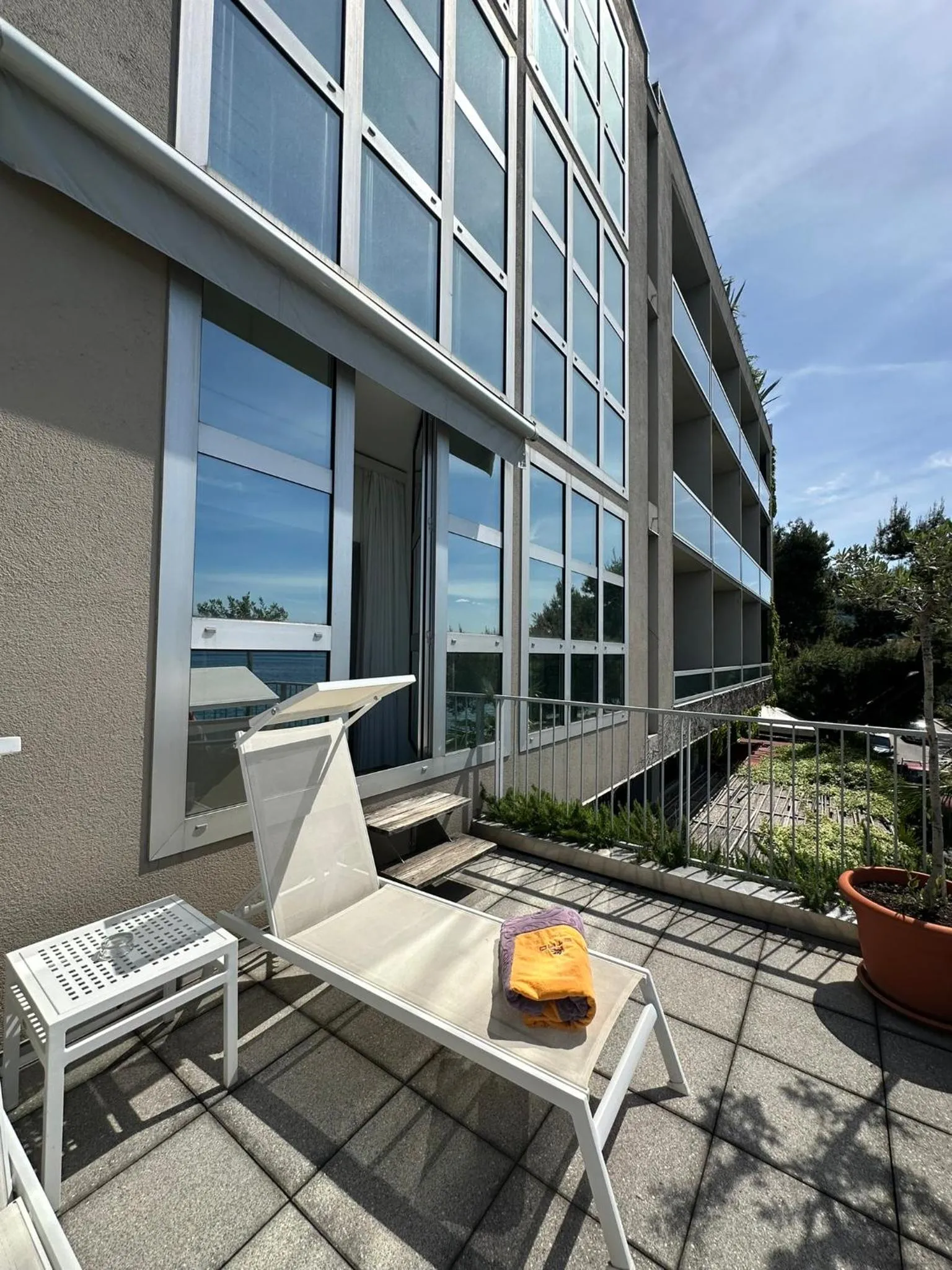 Balcony/Terrace in Hotel Miramare - Adults Only con Private Spa