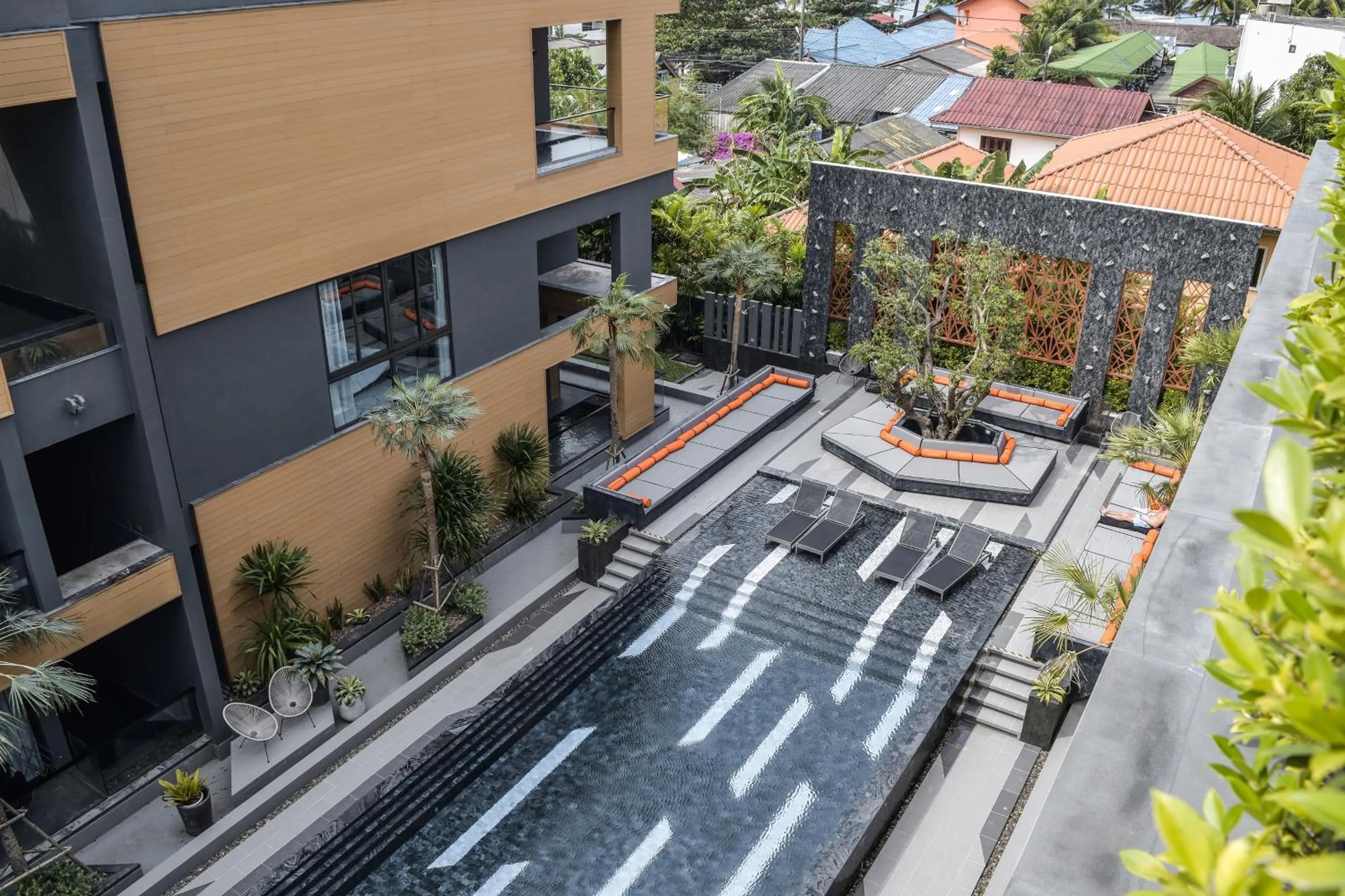 Pool view in Glam Habitat - SHA Extra Plus