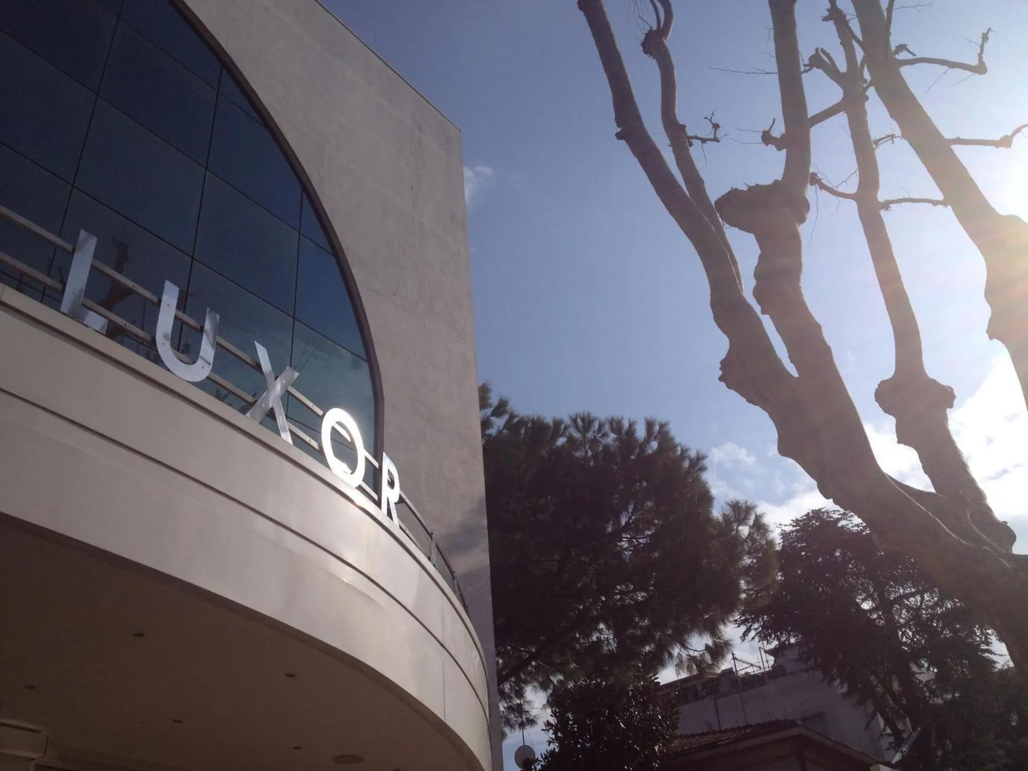 Facade/entrance in Hotel Luxor