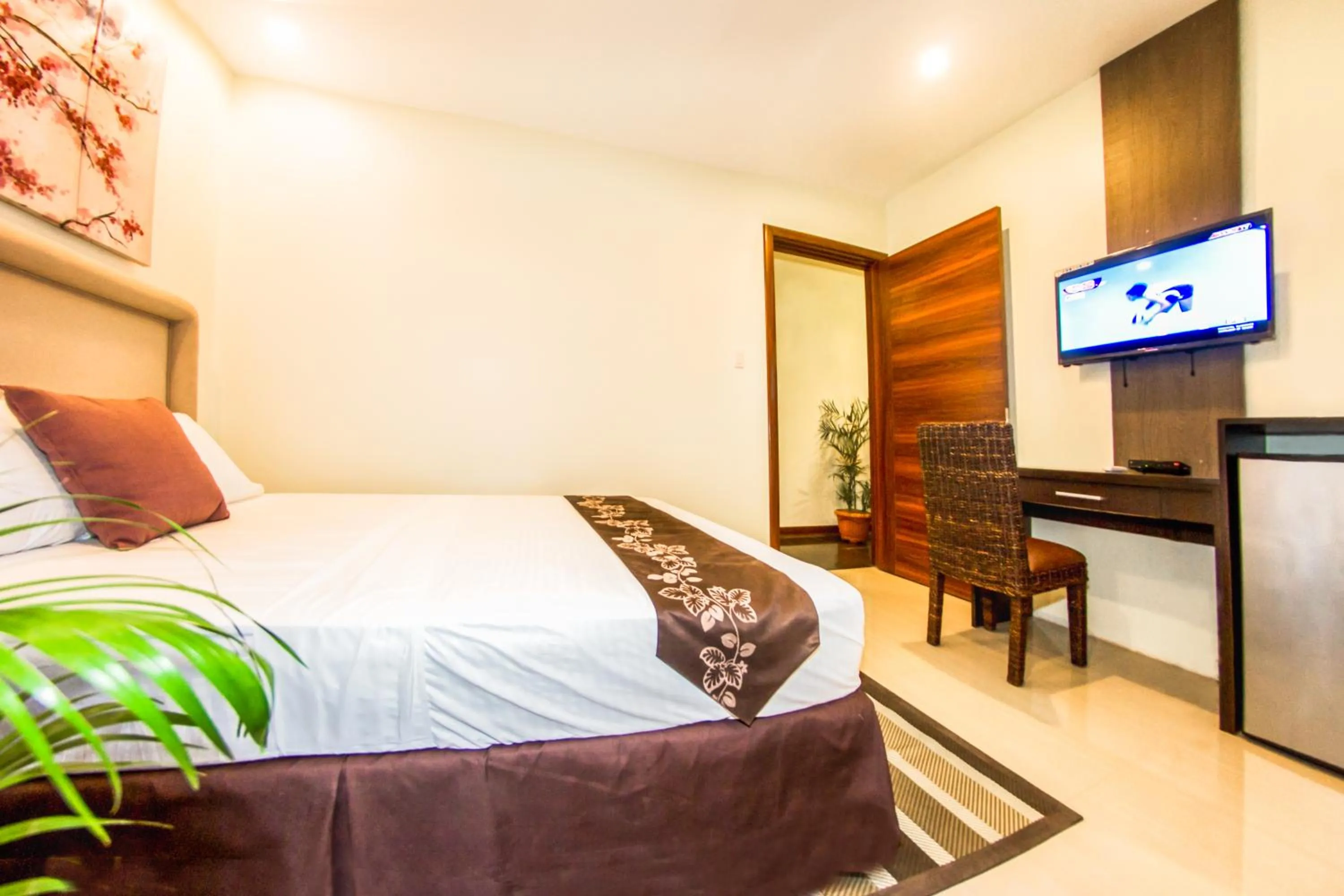 TV and multimedia, Bed in Verovino Suites
