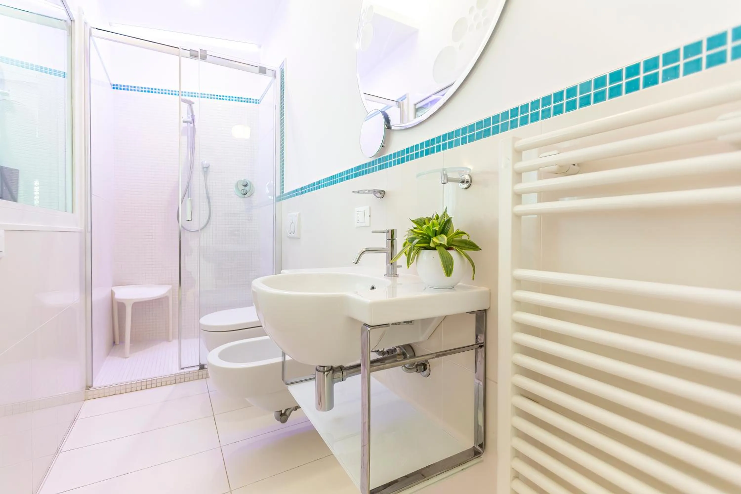 Bathroom in Hotel Al Cavallino Bianco