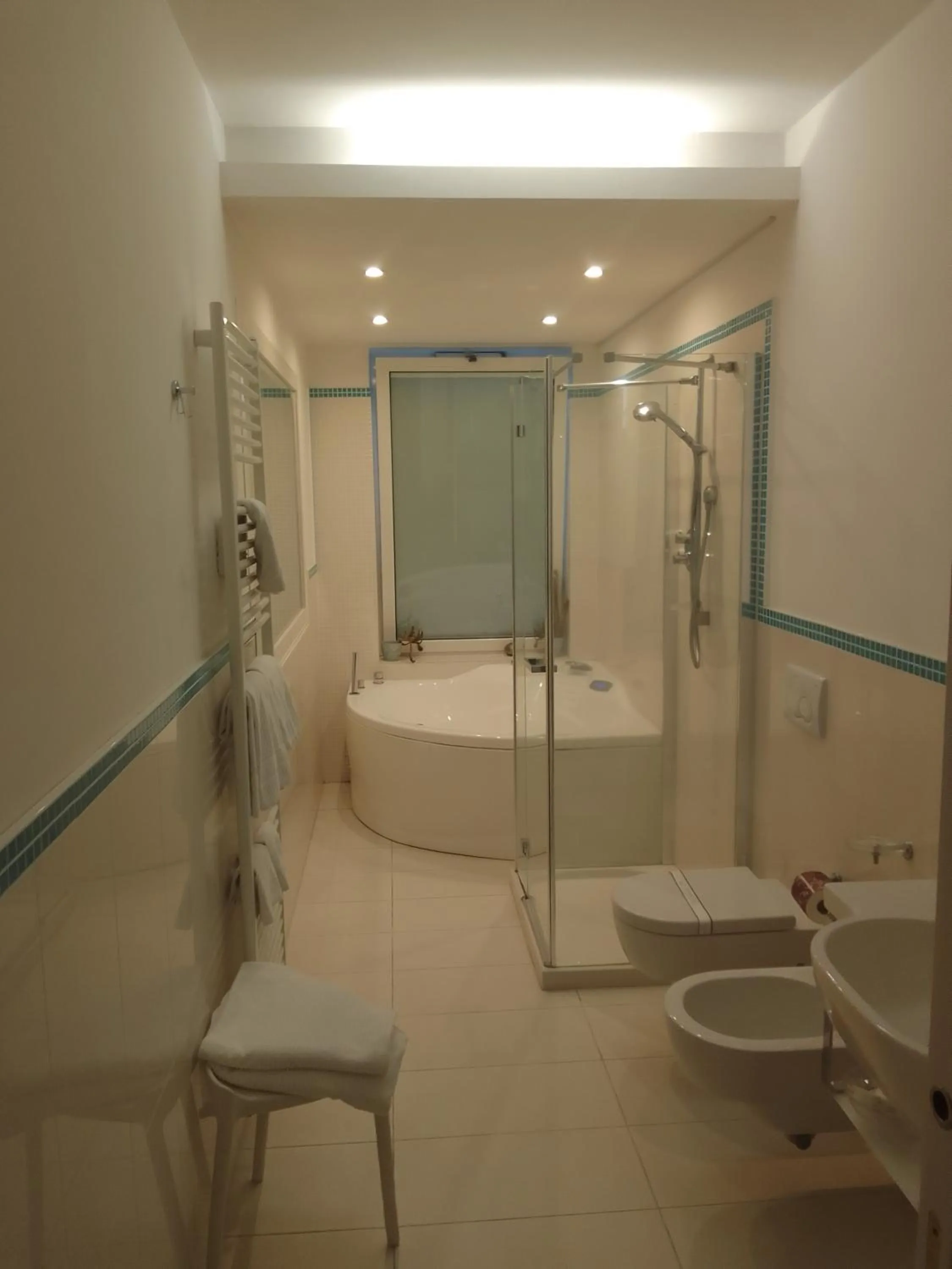 Shower in Hotel Al Cavallino Bianco