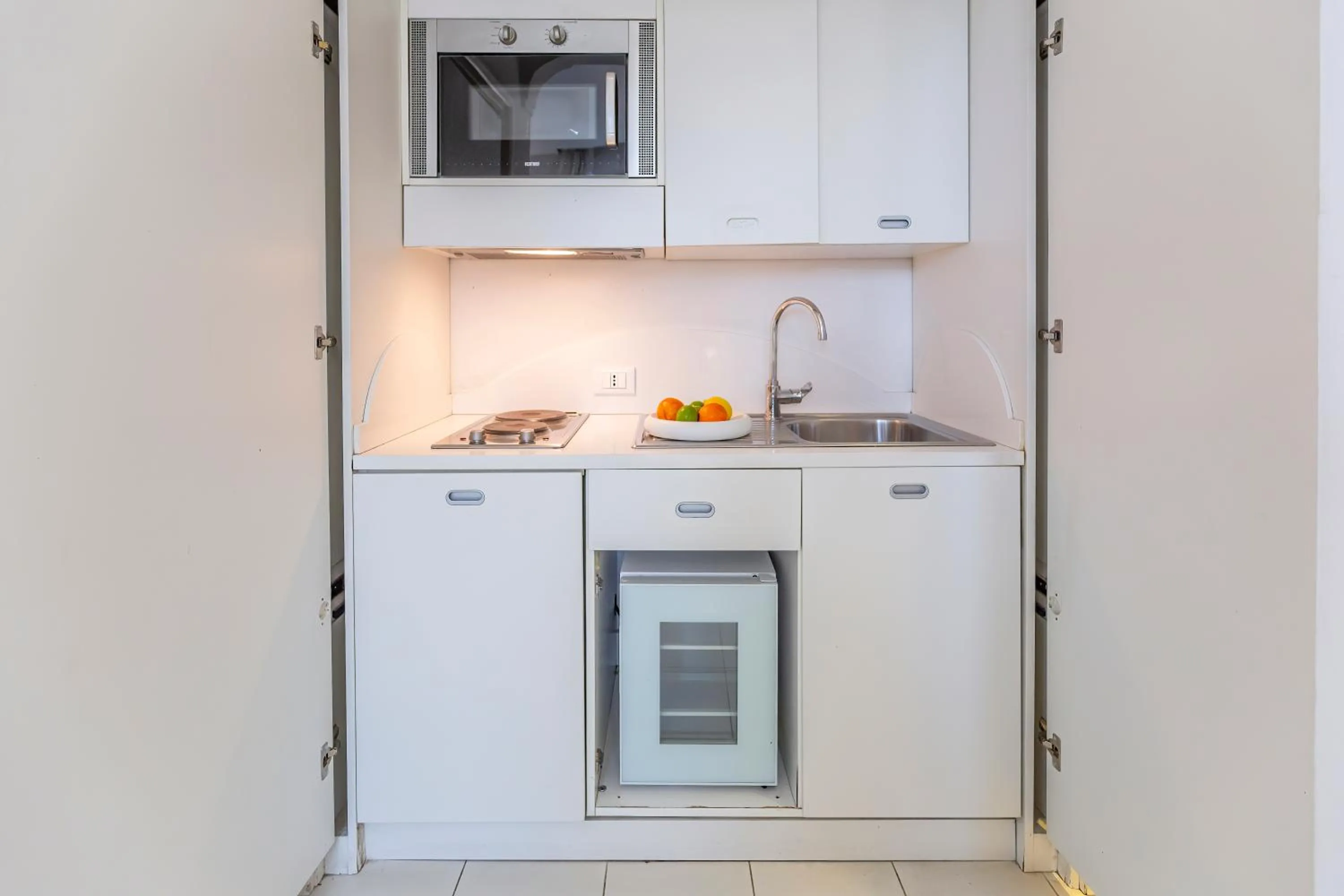 Kitchen or kitchenette in Hotel Al Cavallino Bianco