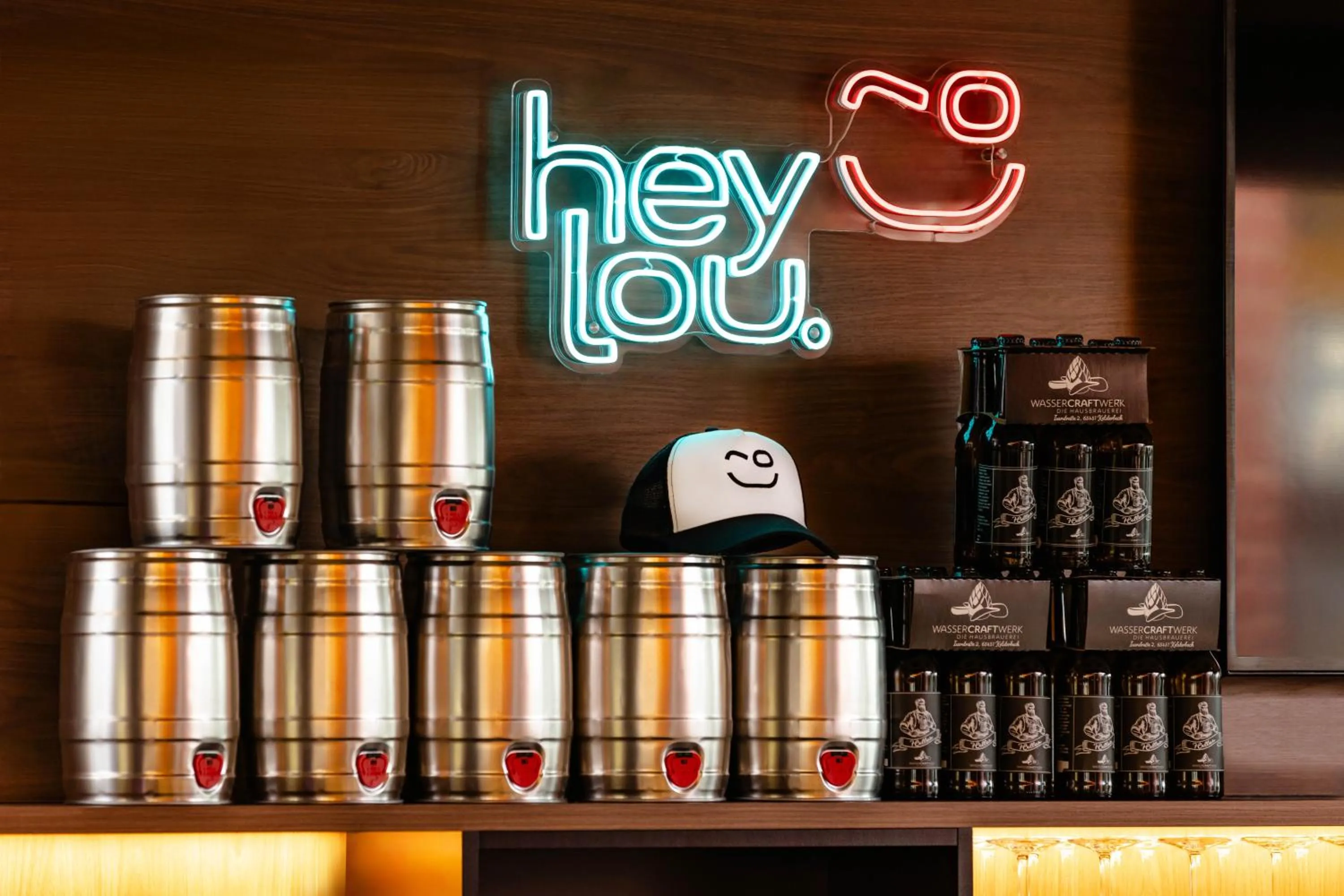 Lounge or bar in Hey Lou Hotel Frankfurt Airport