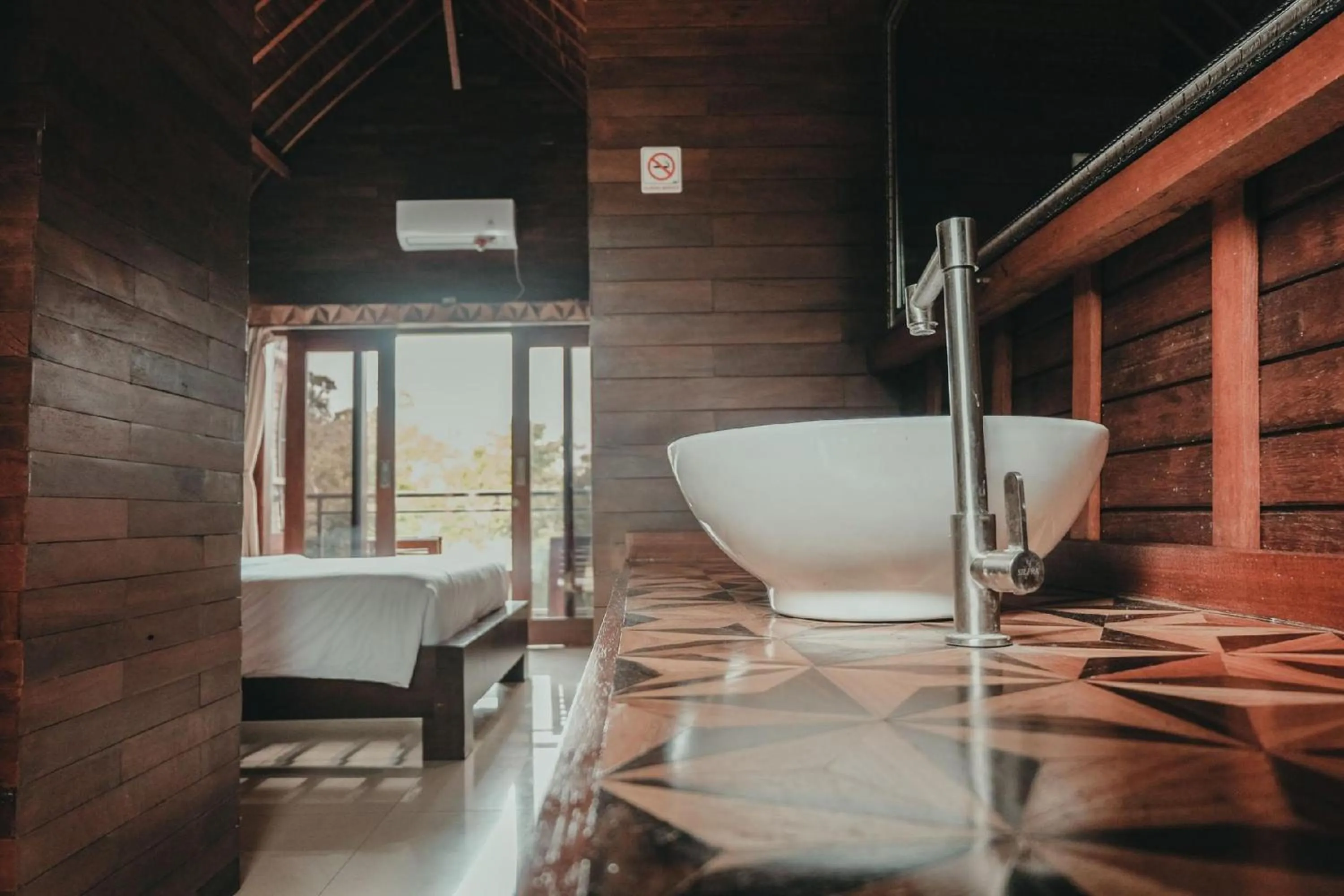 Bathroom in Sekar Arum Riverside Resort in Canggu