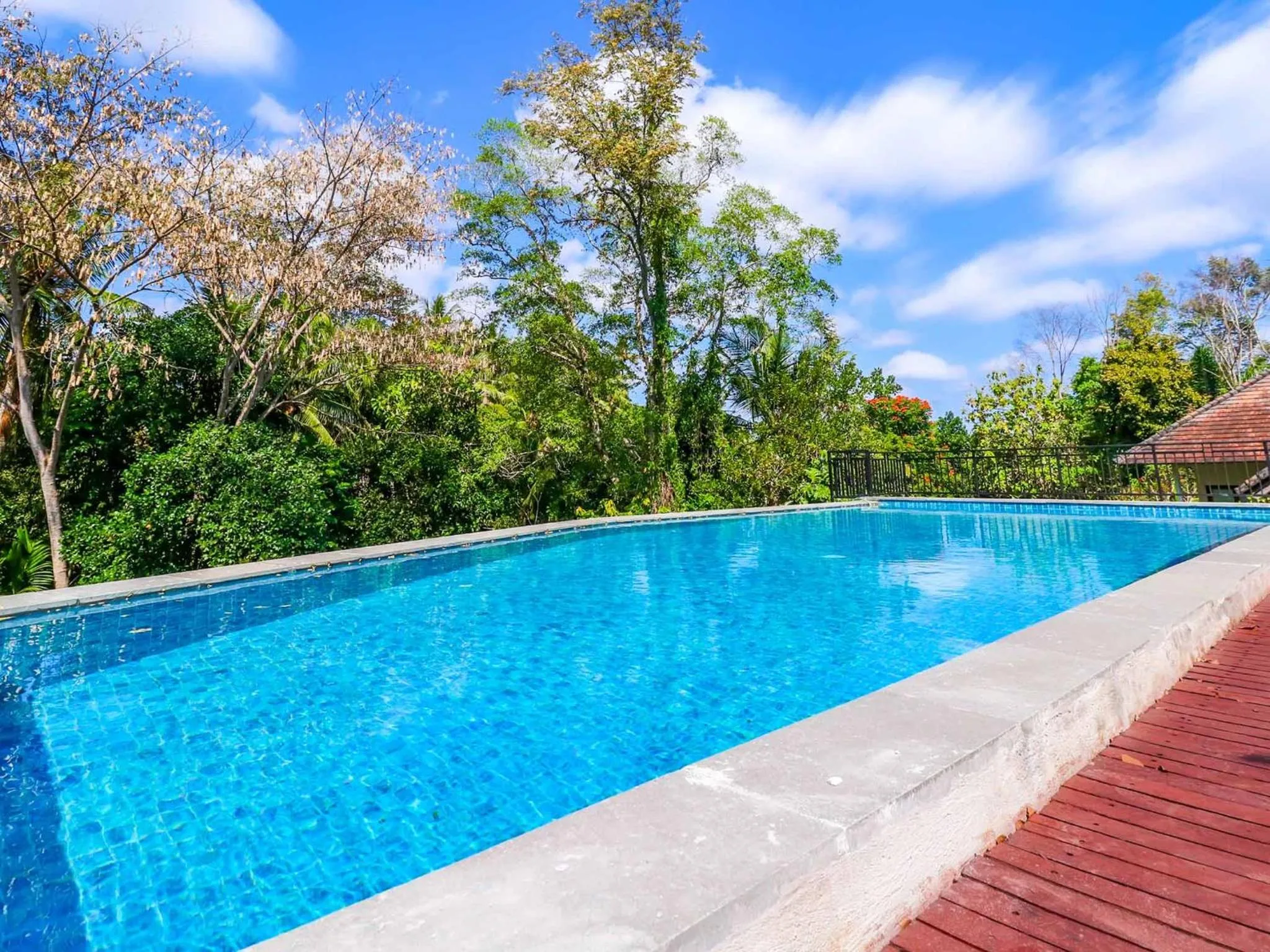 Swimming pool in Sekar Arum Riverside Resort in Canggu