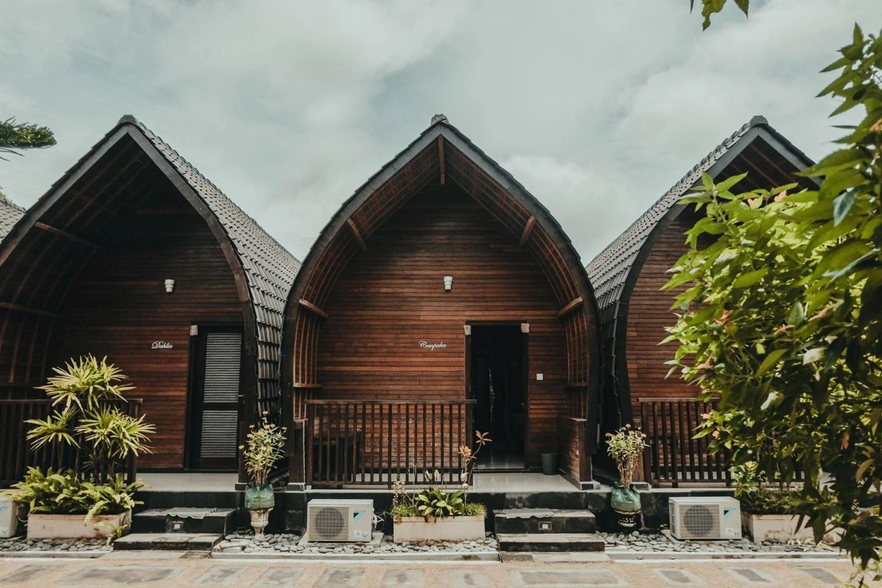 Property building in Sekar Arum Riverside Resort in Canggu