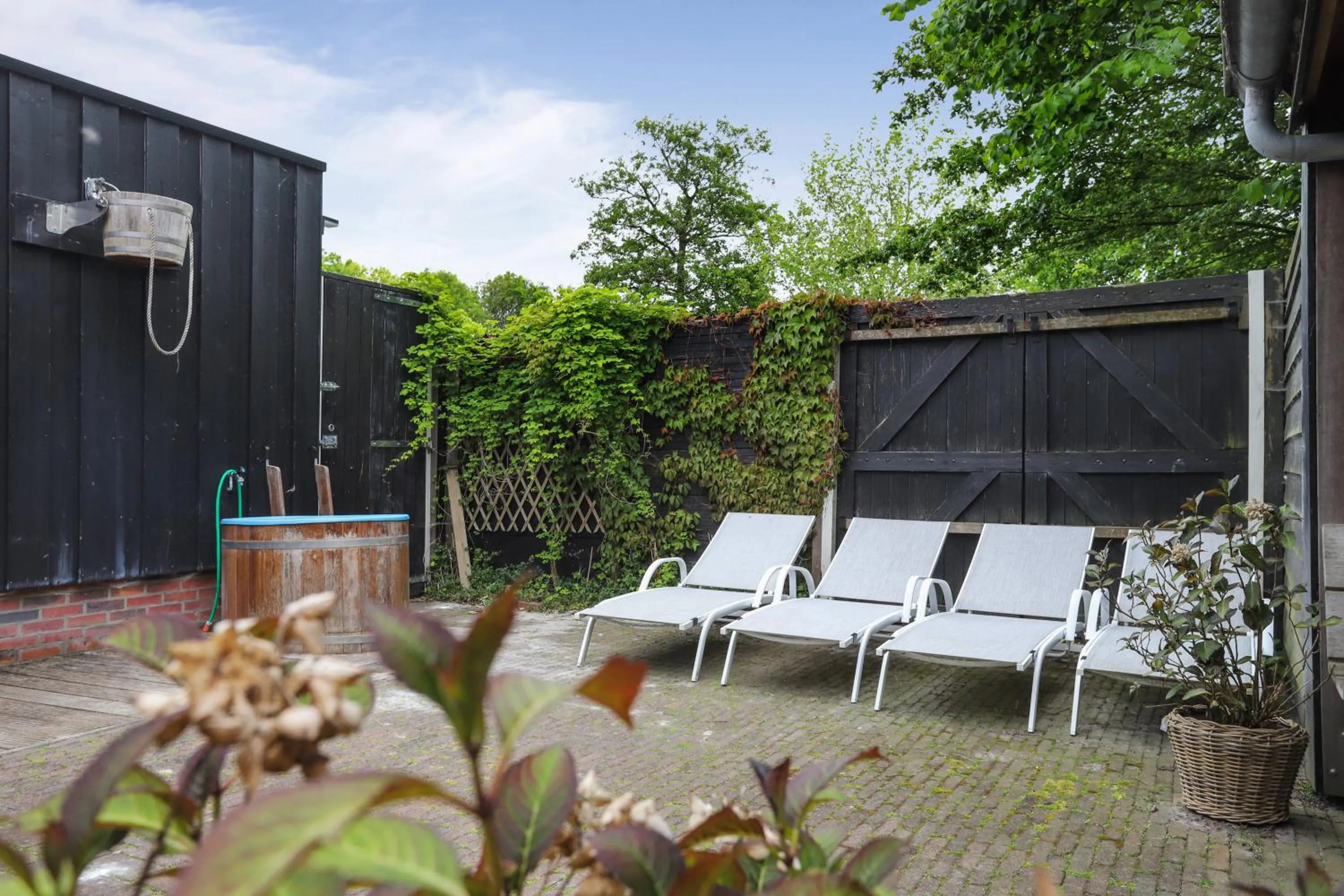 Patio in B&B - Sauna D'Olle Pastorie