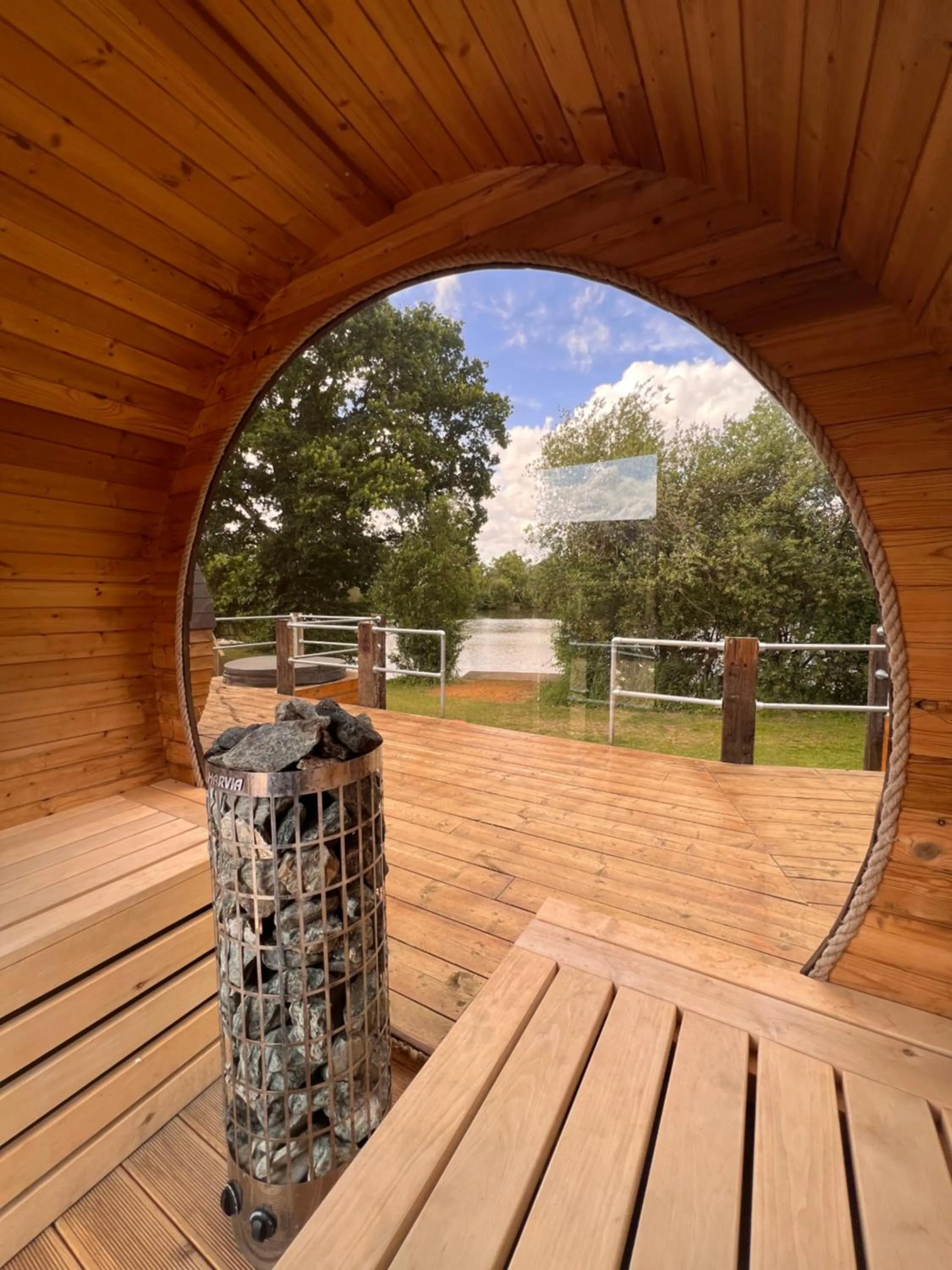 Sauna in Woodlakes Park By Liv Retreats