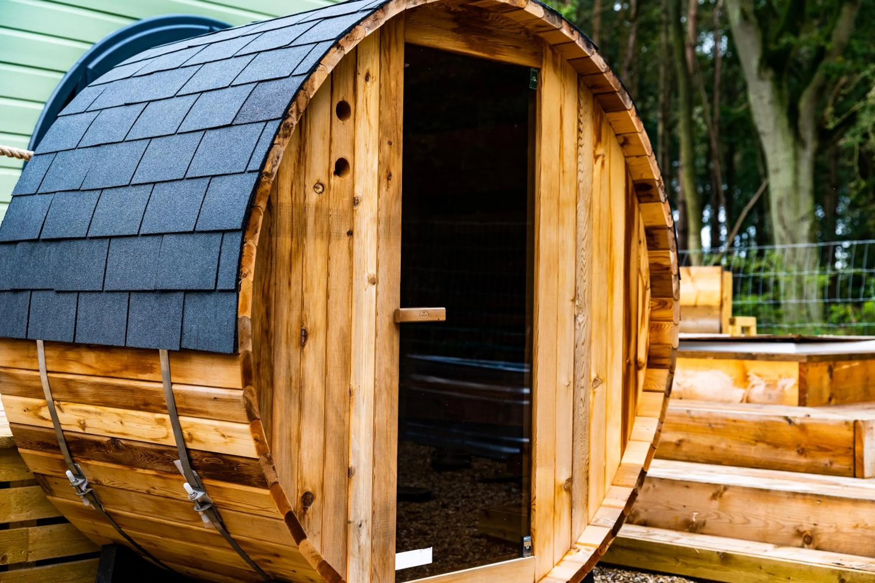 Sauna in Woodlakes Park By Liv Retreats