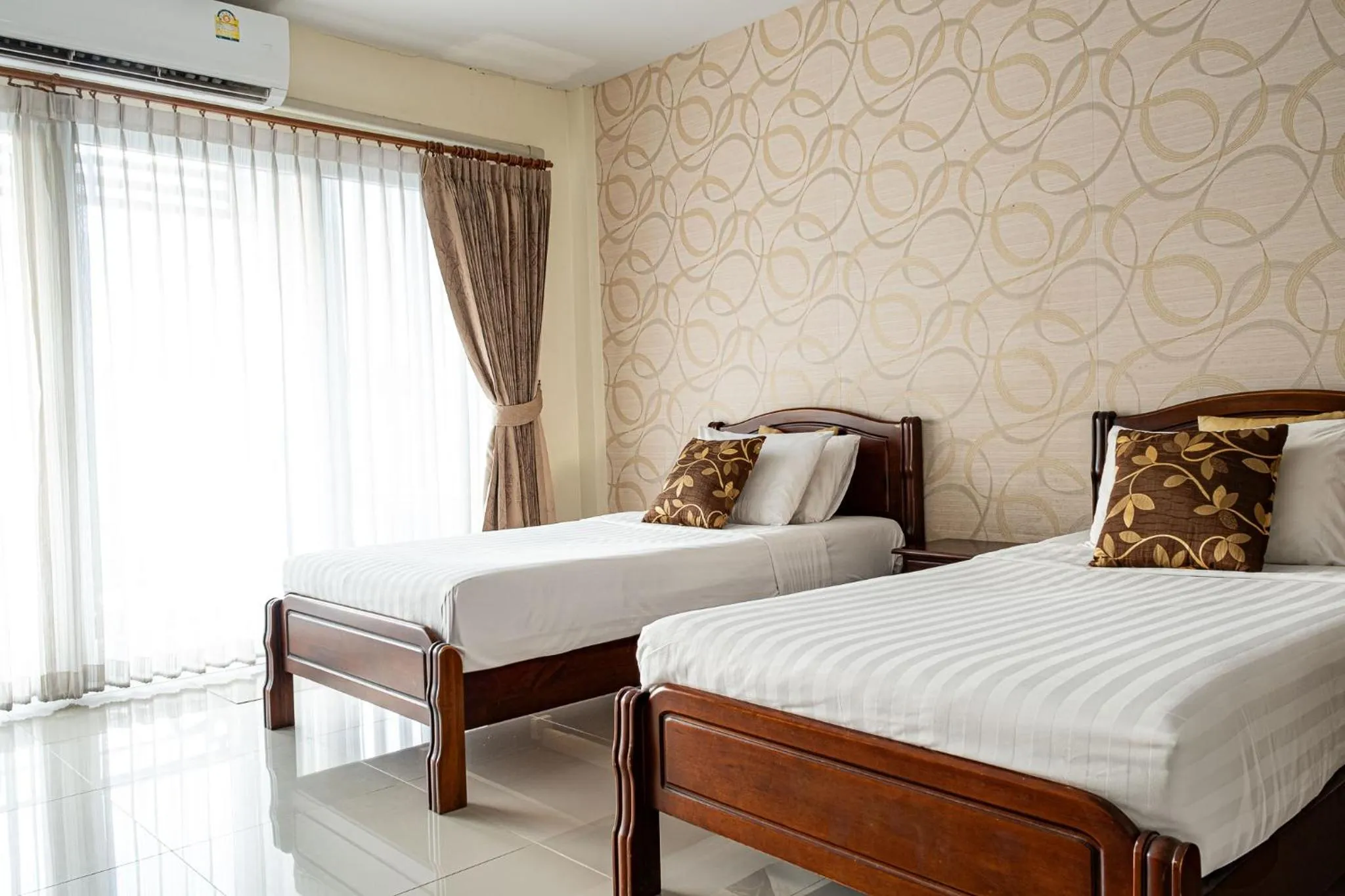 Bed in Alisa Krabi Hotel-SHA Plus