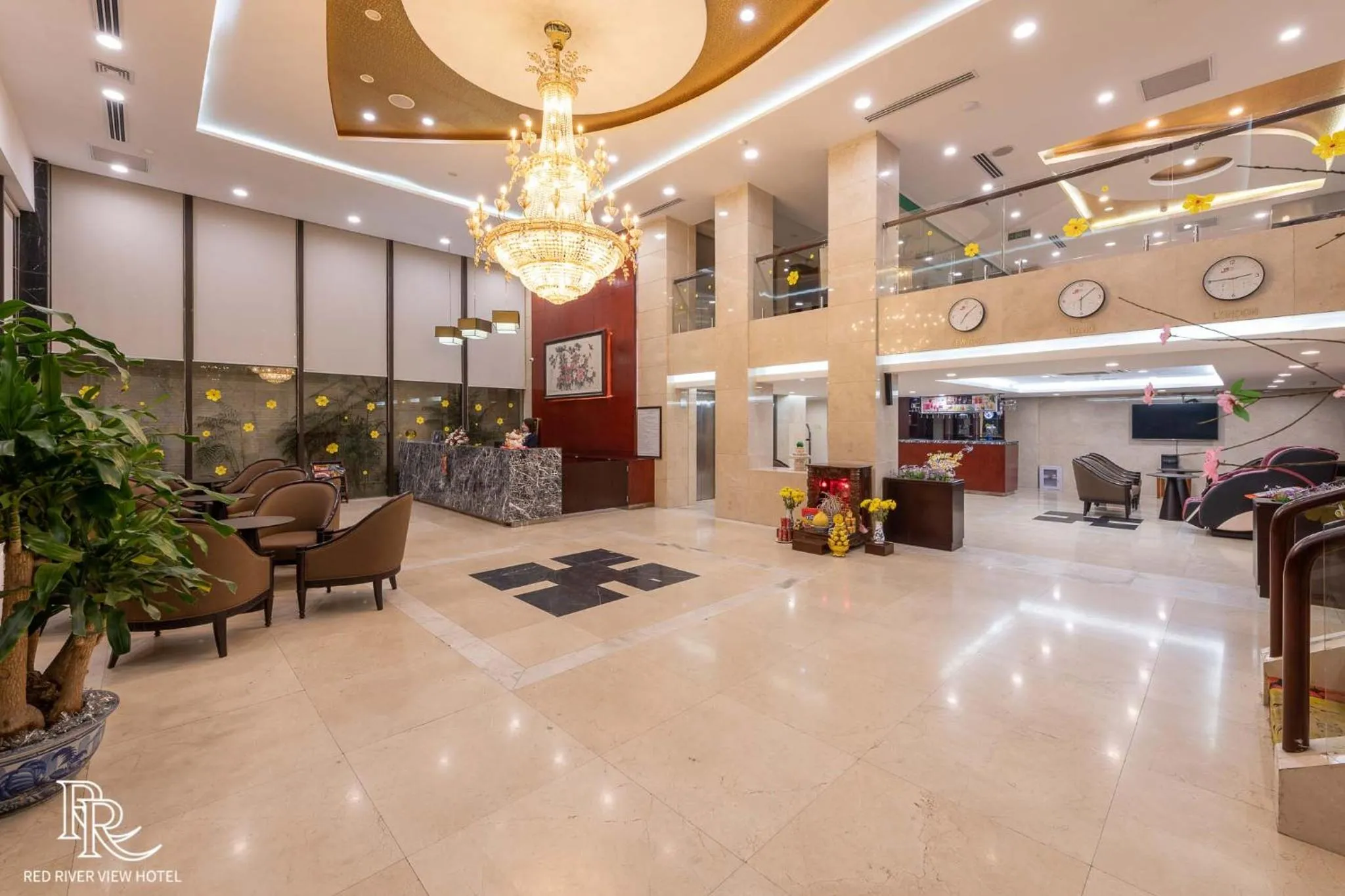Lobby or reception in Red River View Hotel