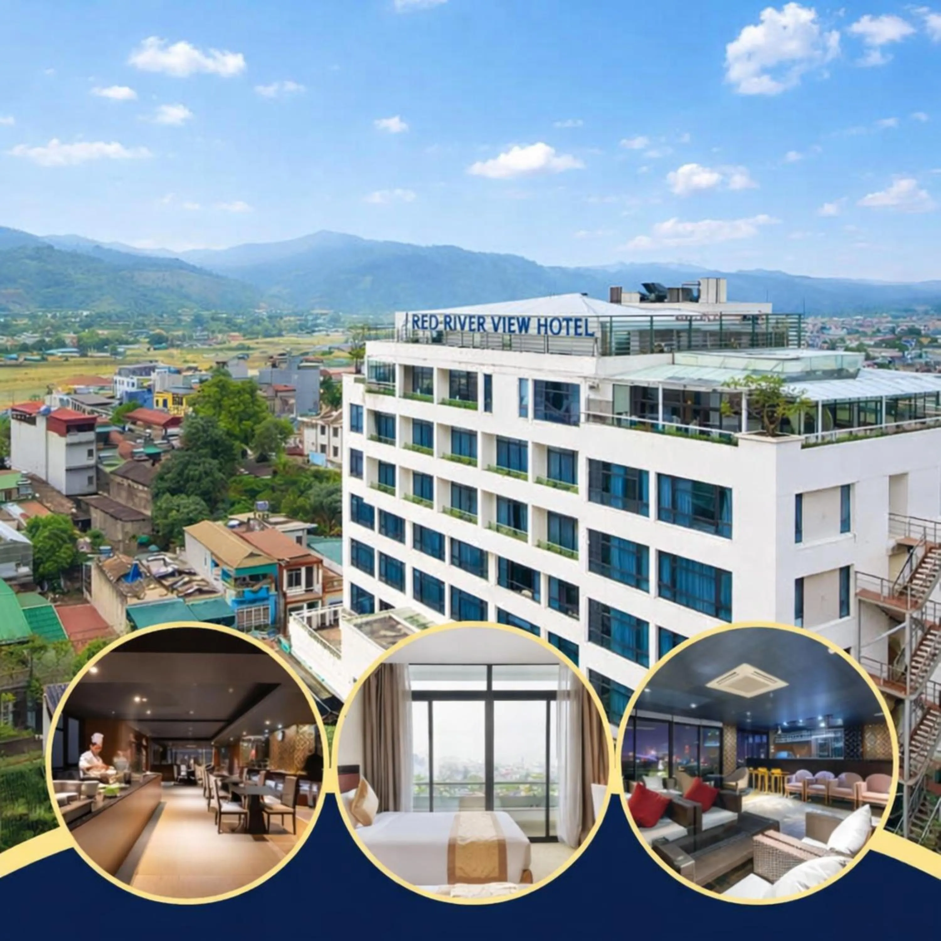 Property building in Red River View Hotel