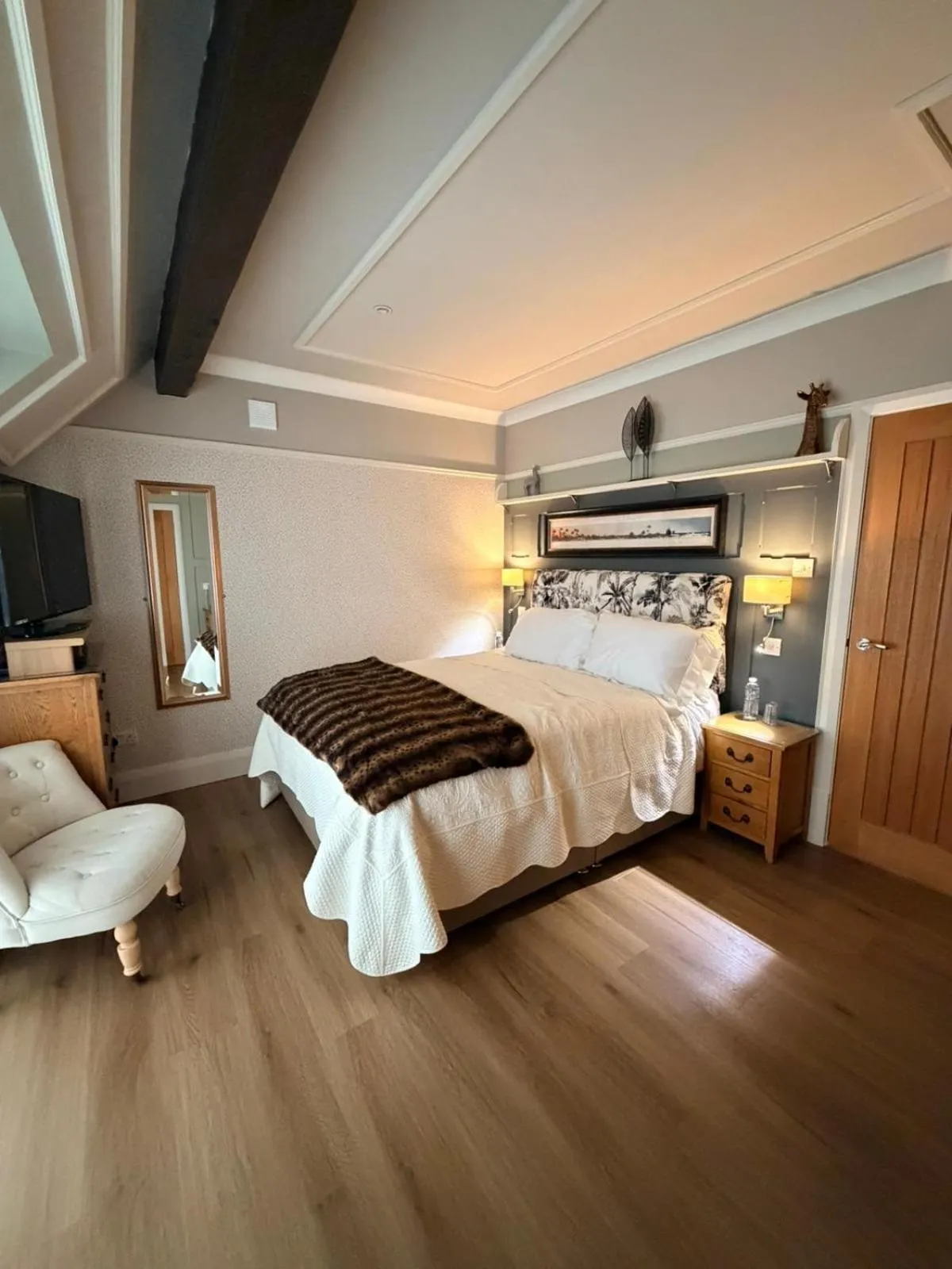 Bedroom, Bed in Bryn Goleu Bed & Breakfast