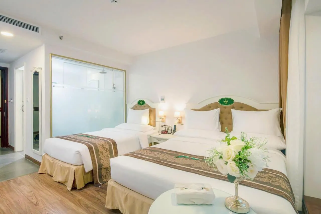 Bed in Isena Nha Trang Hotel