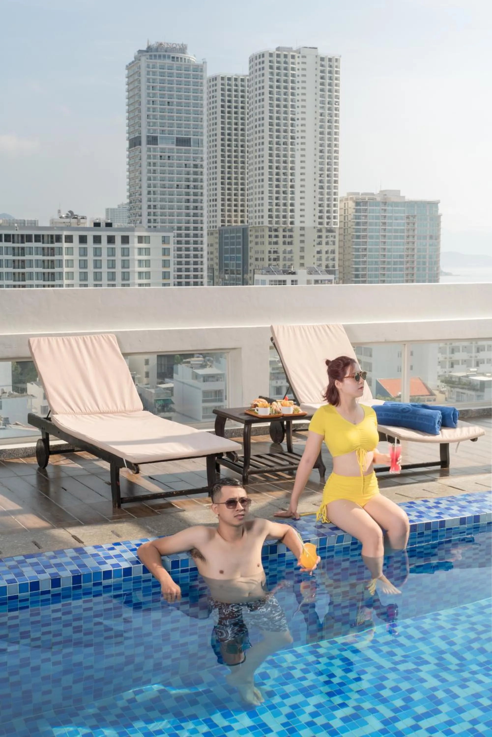 Swimming pool in Nha Trang Prince Hotel