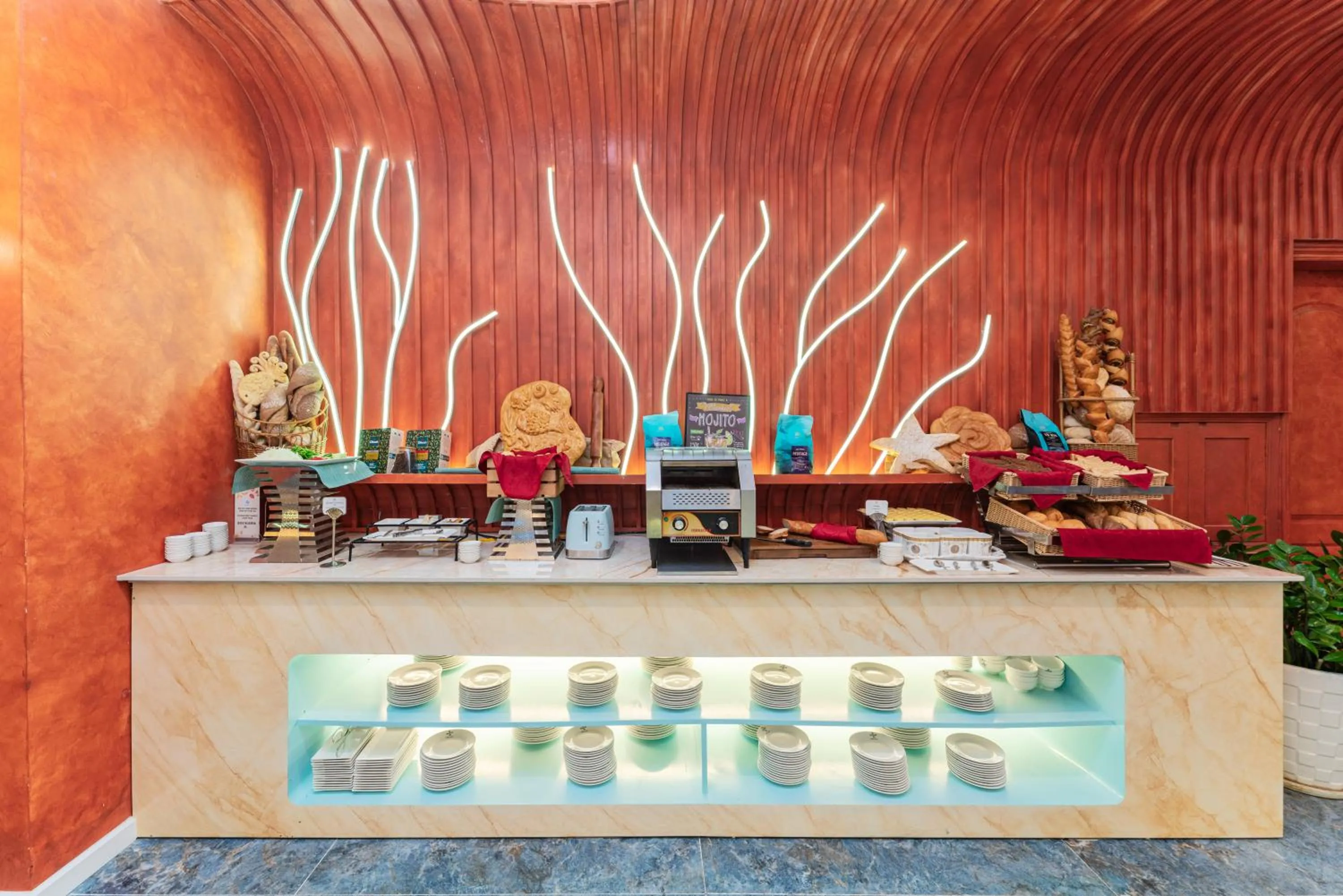 Buffet breakfast in Nha Trang Prince Hotel