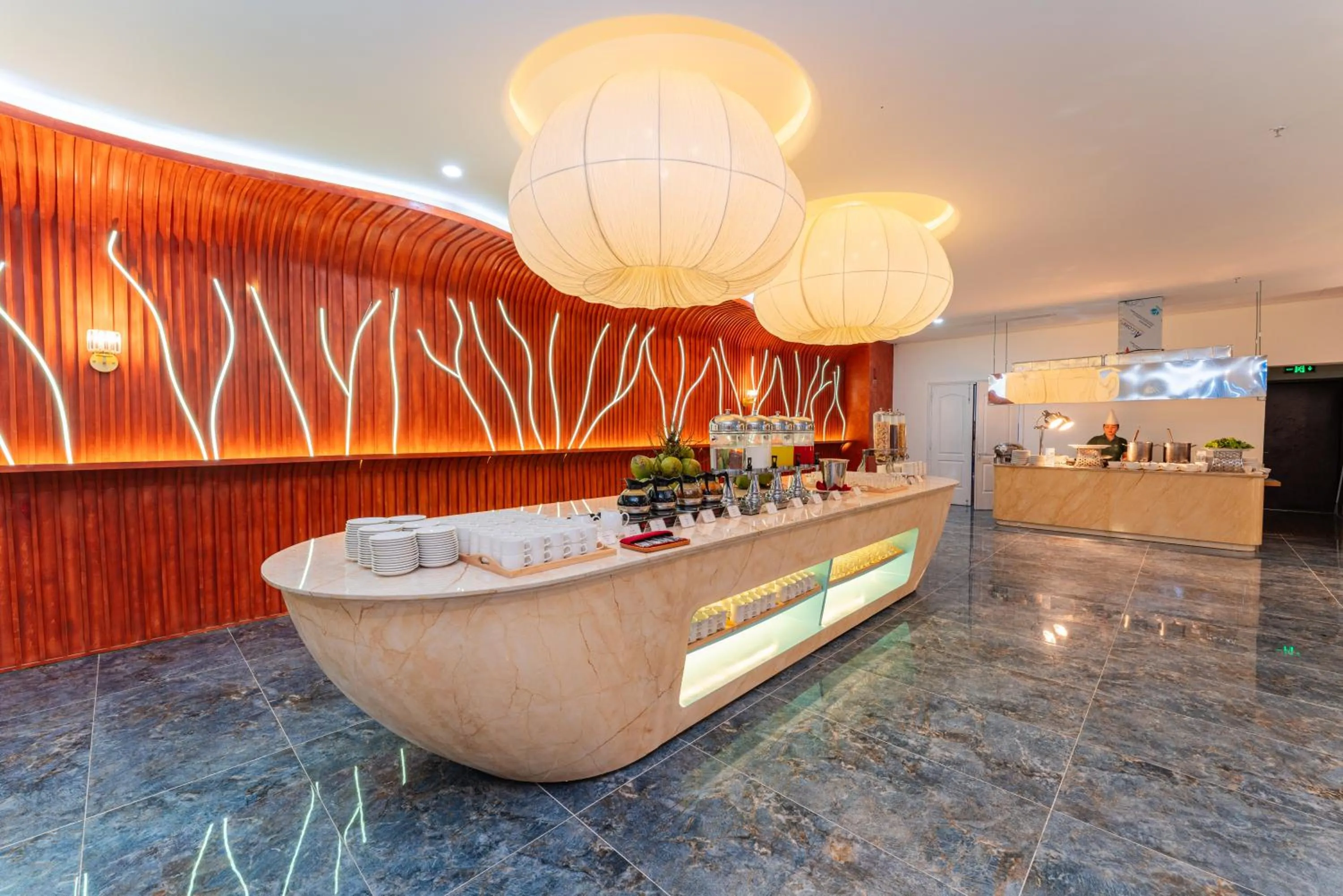 Buffet breakfast in Nha Trang Prince Hotel