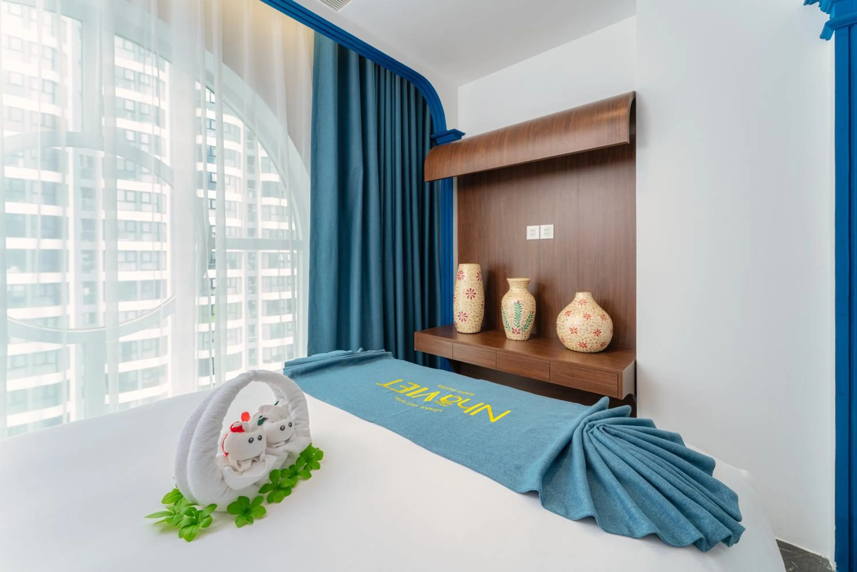 Photo of the whole room, Bed in Nha Trang Prince Hotel