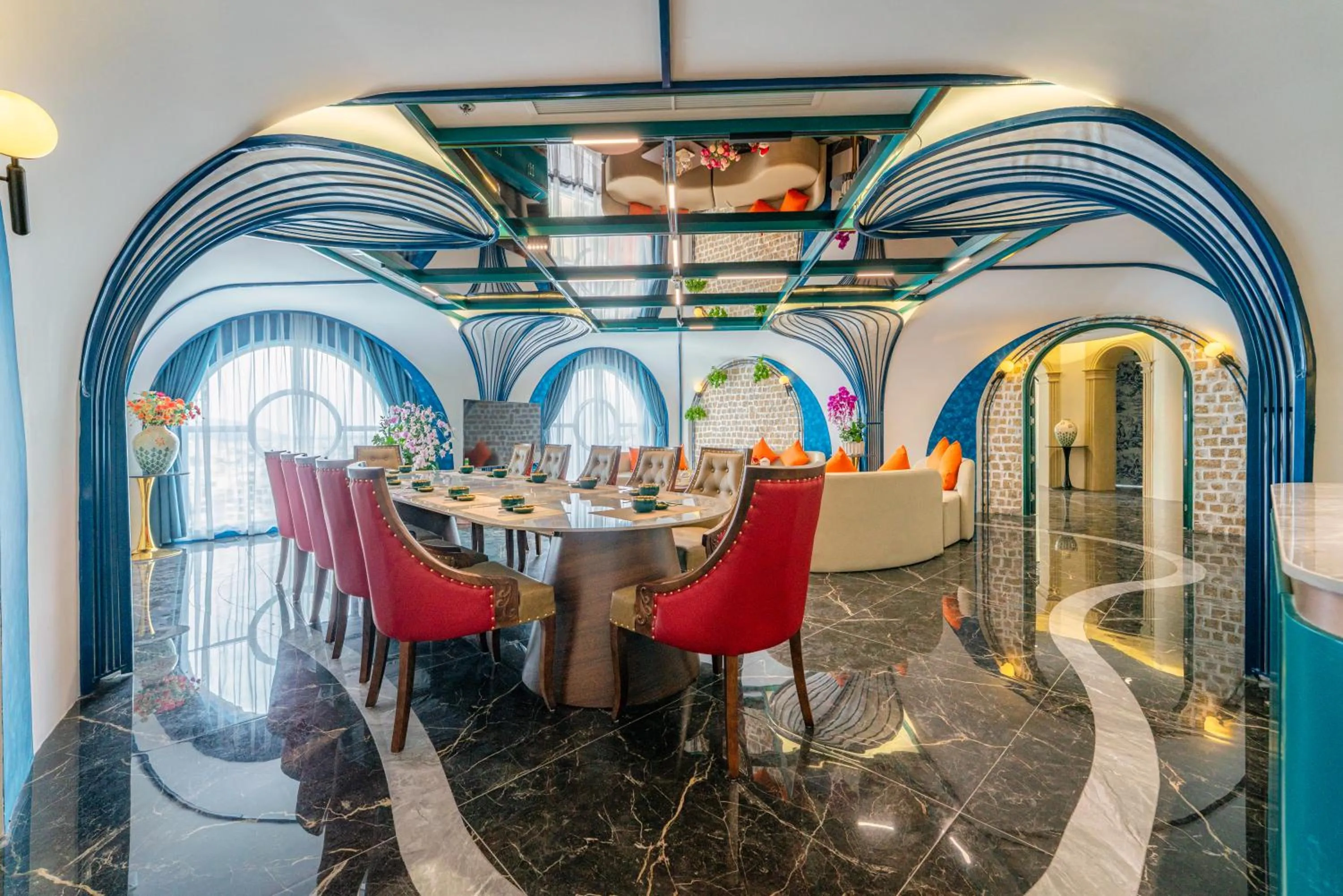 Living room in Nha Trang Prince Hotel