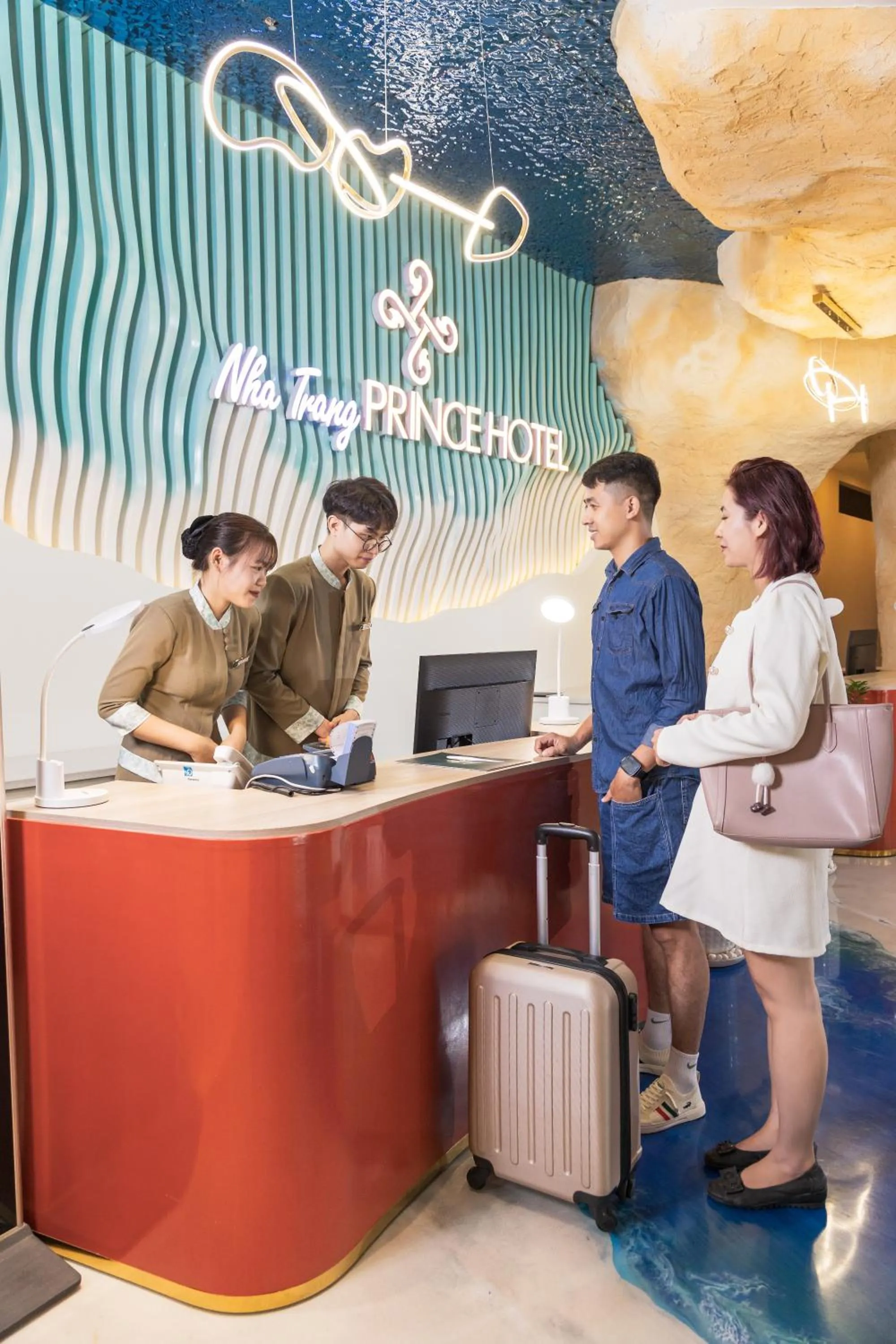 Lobby or reception in Nha Trang Prince Hotel