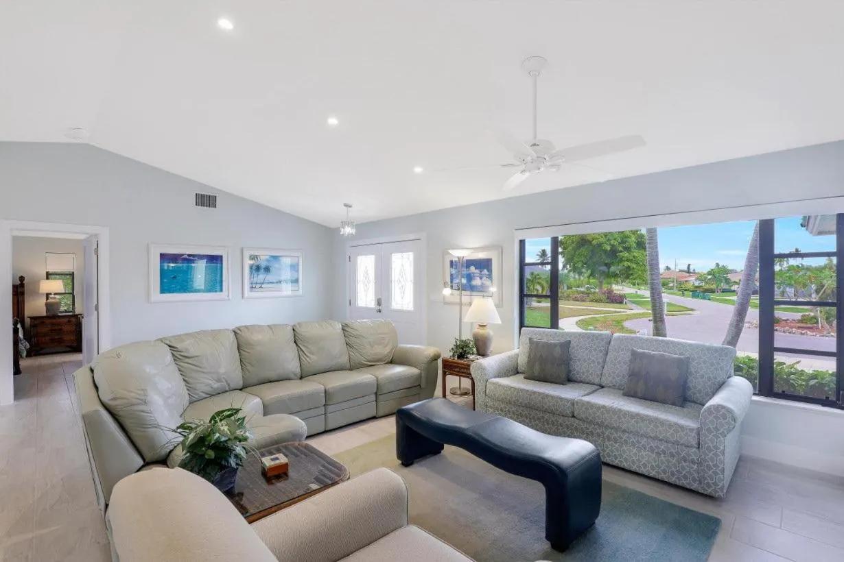 Pet-friendly waterfront home on key lot with view