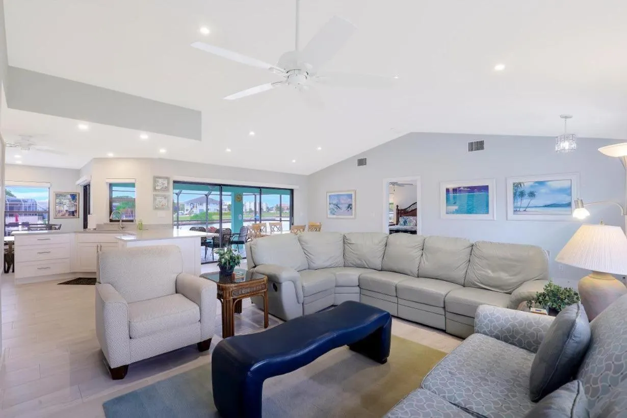 Pet-friendly waterfront home on key lot with view